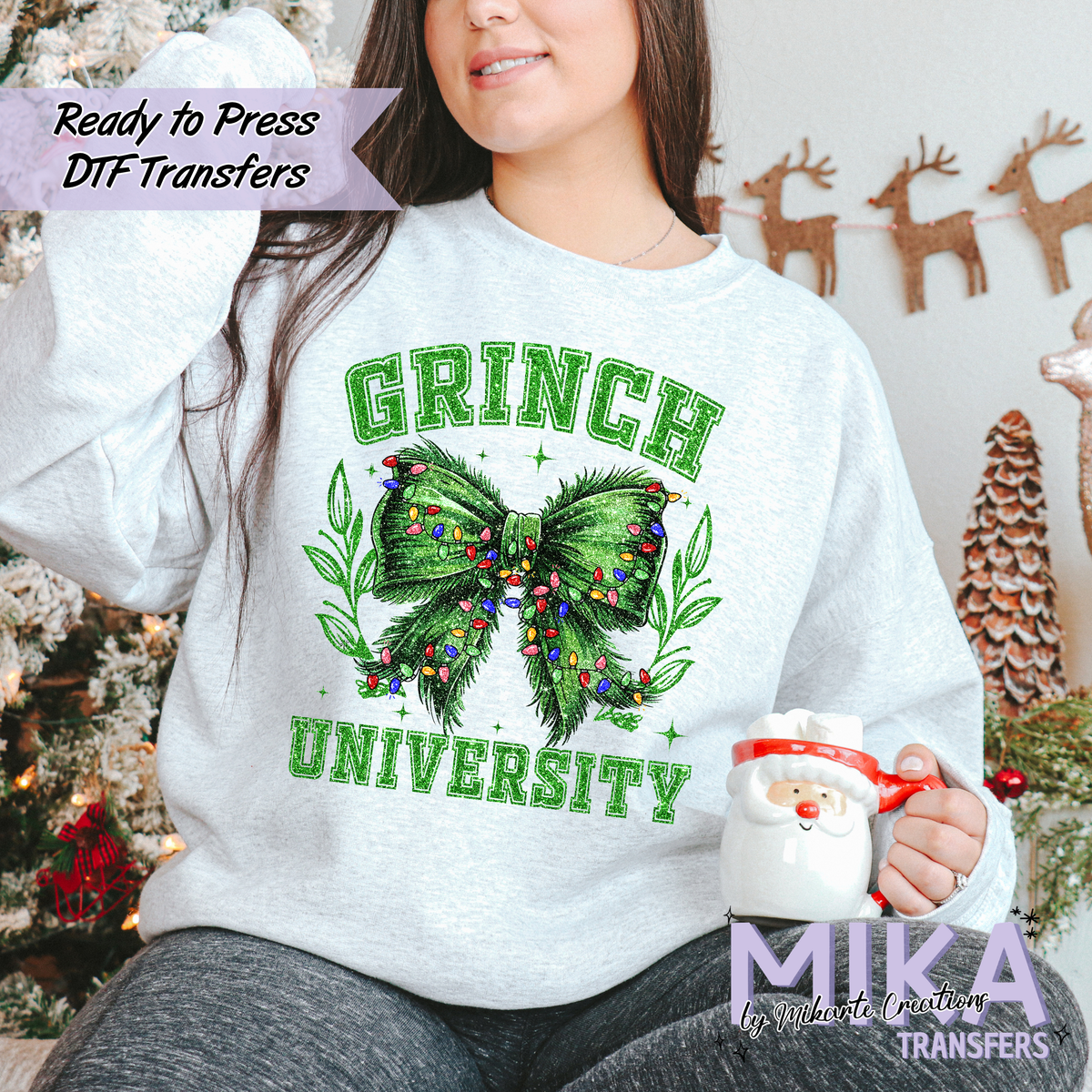 Grinch University | DTF Transfers