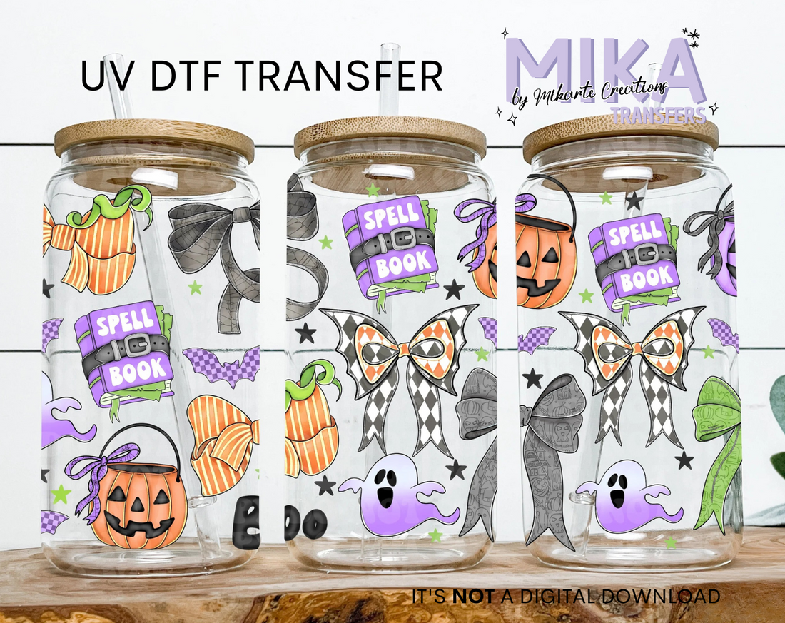 Spooky Halloween Bows | UV DTF
