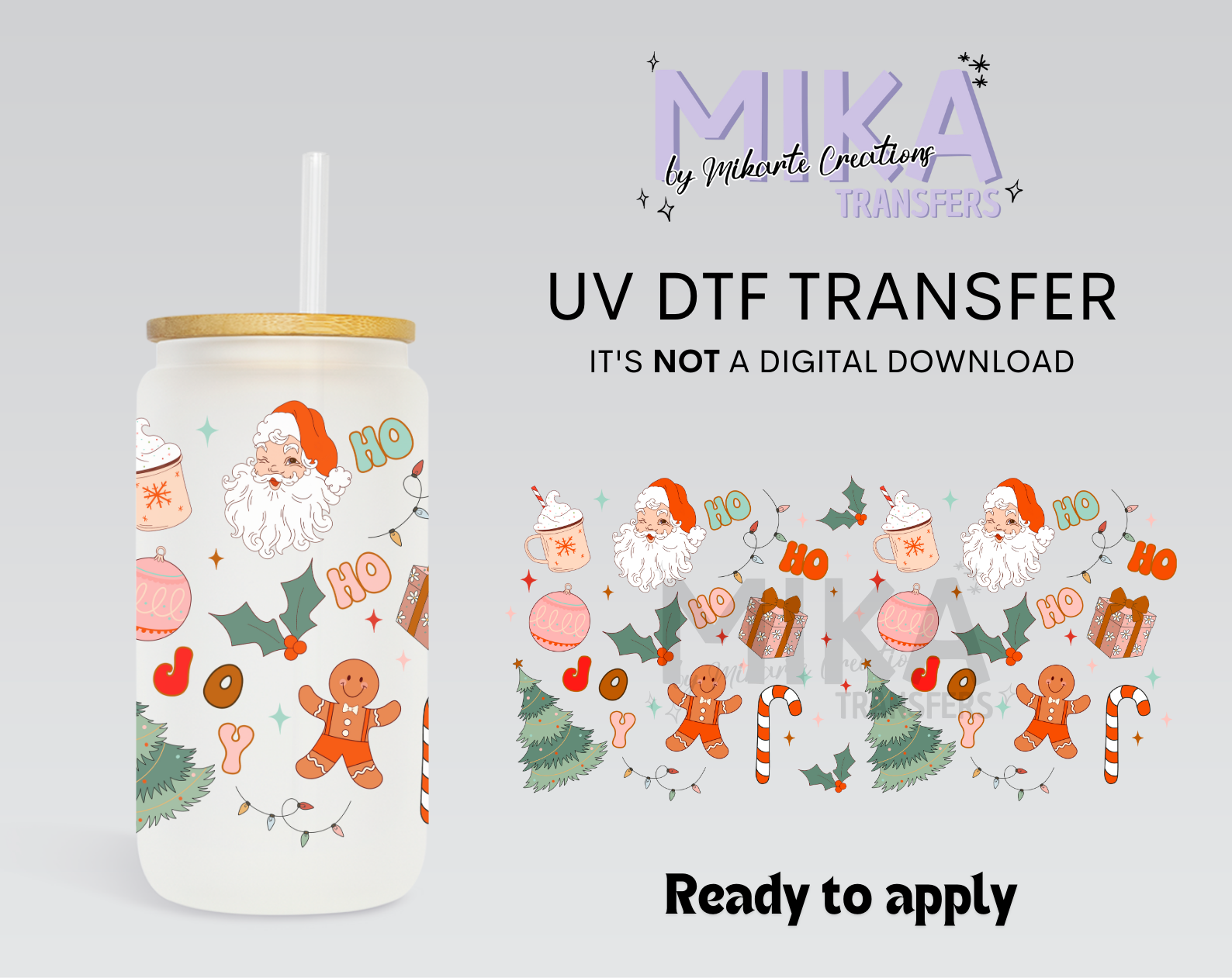 Retro Christmas | UV DTF