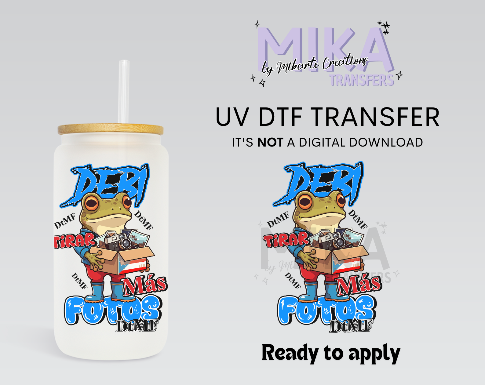 DTMF | UV DTF Decal