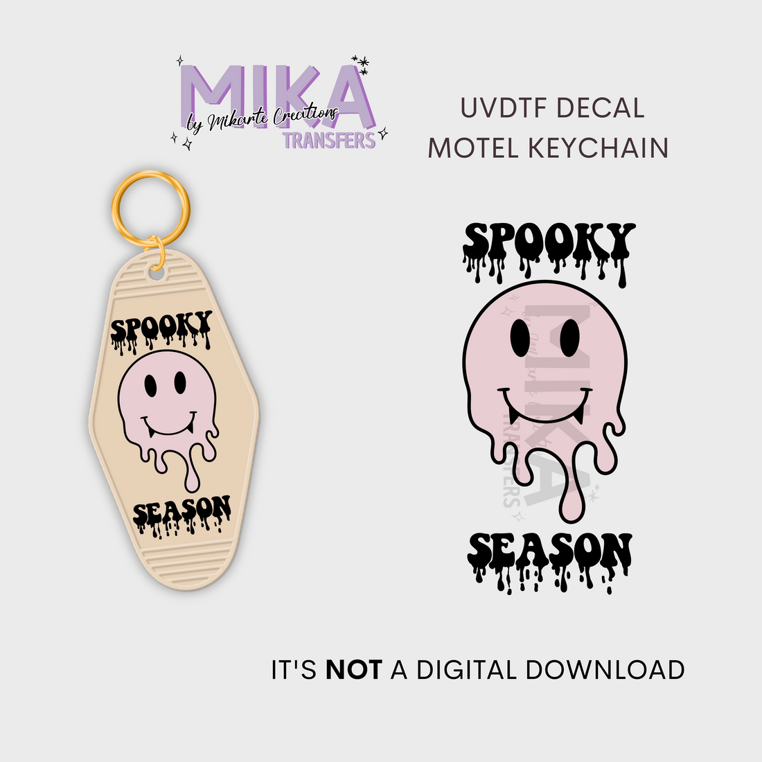 SPOOKY SEASON | UV DTF Decal