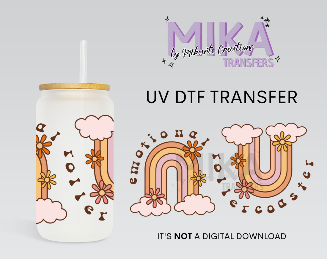 Rollercoaster | UV DTF Wrap
