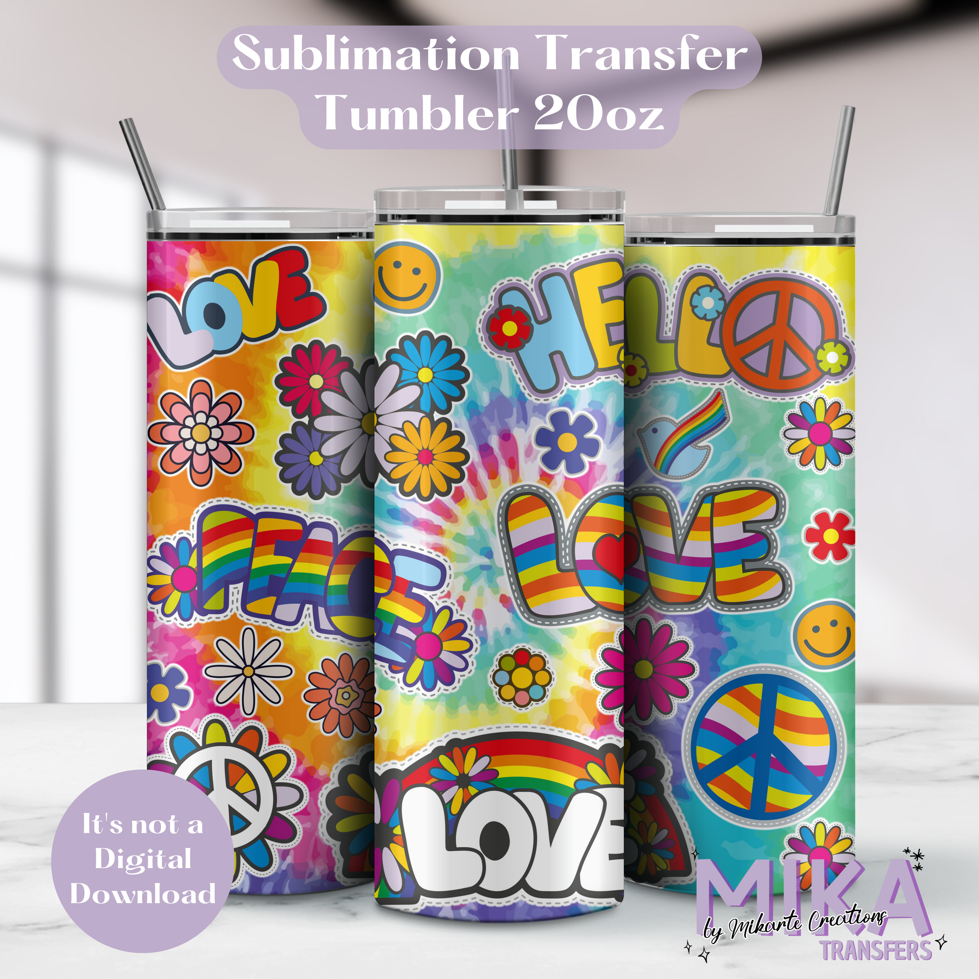 Love is Love | Tumbler Sublimation Transfer