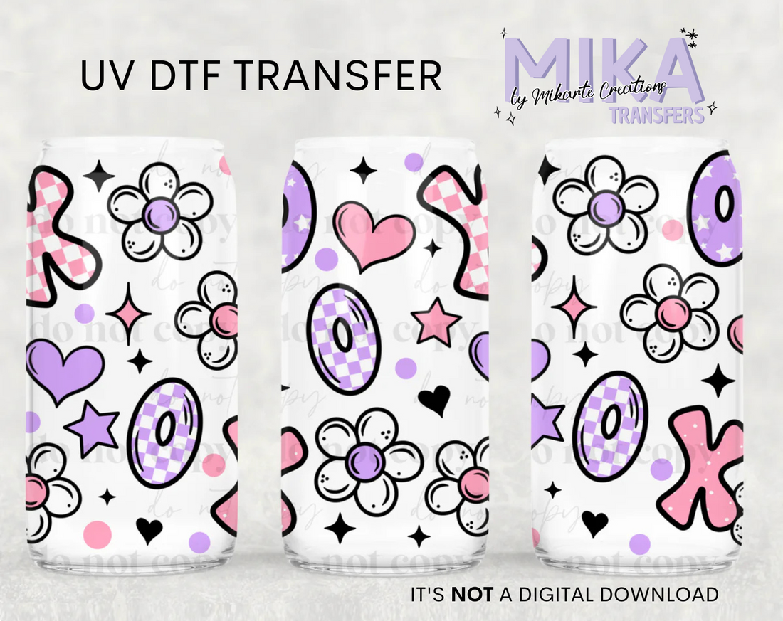 Xoxo pastels | UV DTF