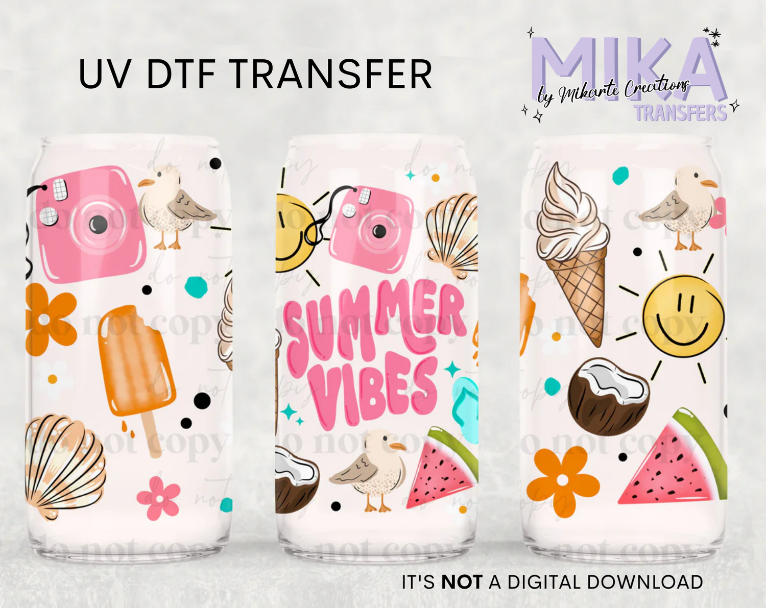Summer Vibes | UV DTF