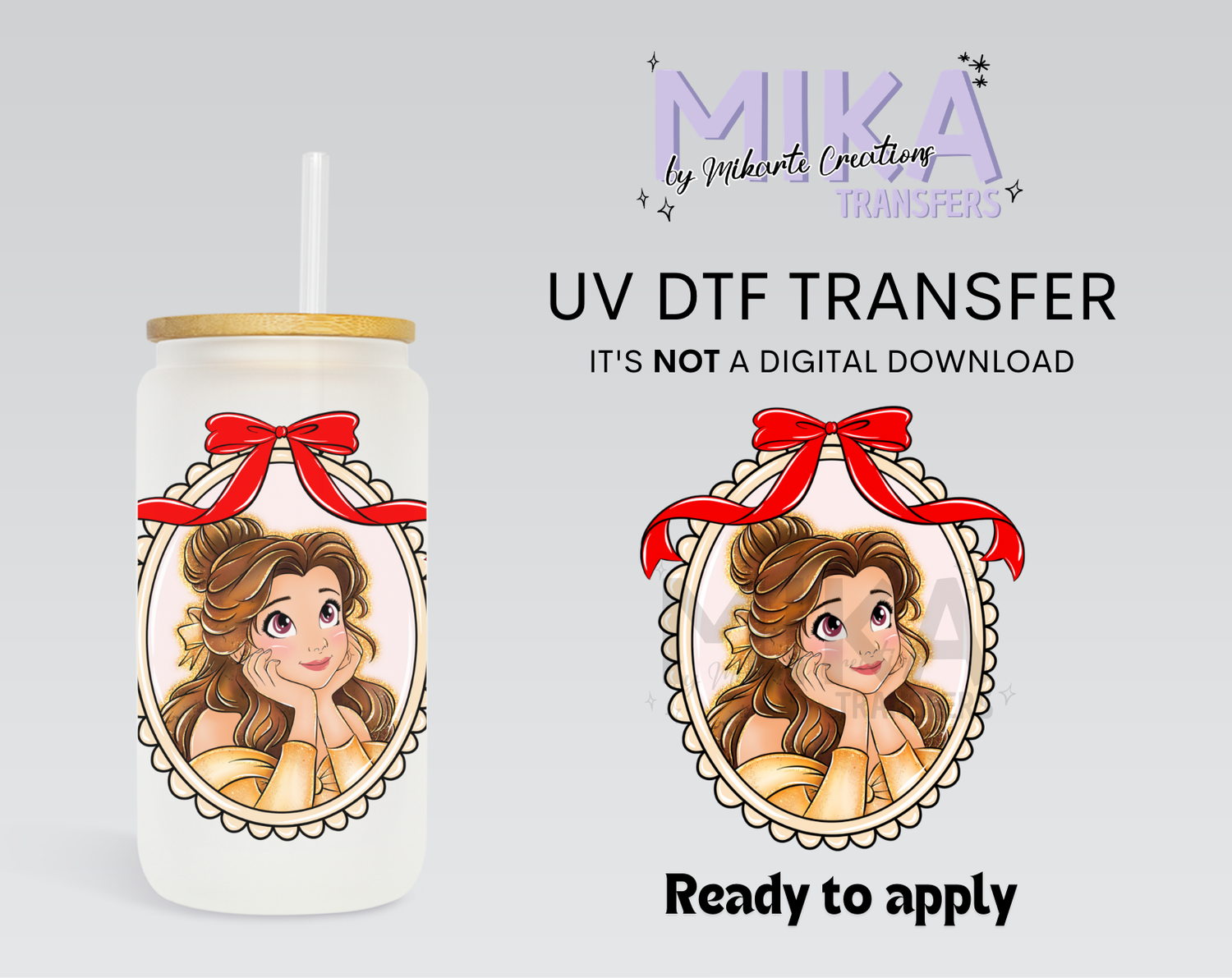 Tale as old as time | UV DTF Decal