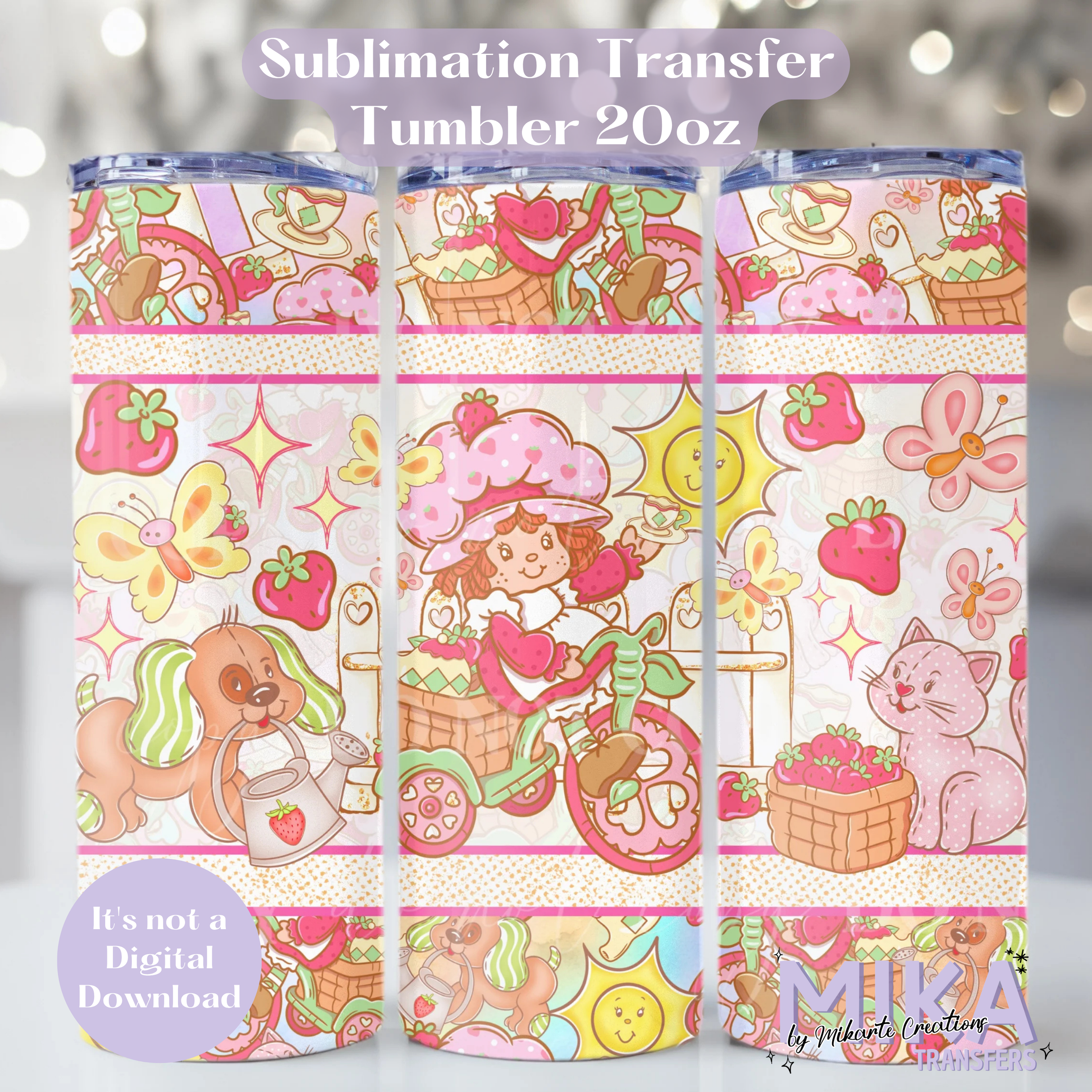 S Shortcake | Tumbler Sublimation Transfer