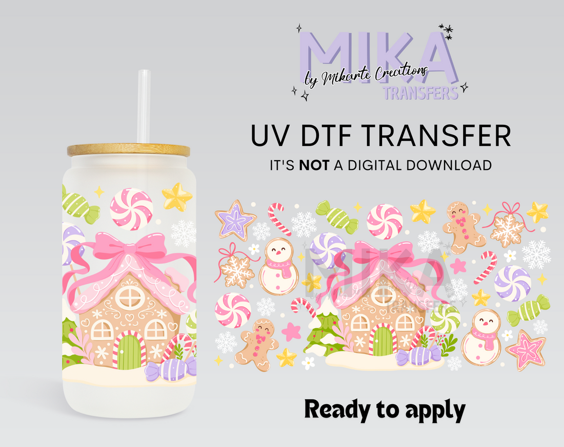 Candy Cottage Christmas | UV DTF