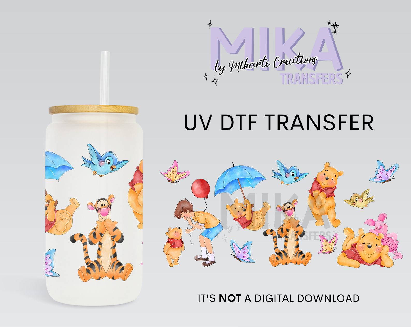 Bear &amp; Friends | UV DTF Wrap