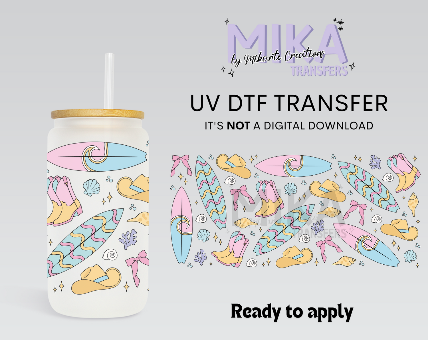 Coastal Cowgirl | UV DTF