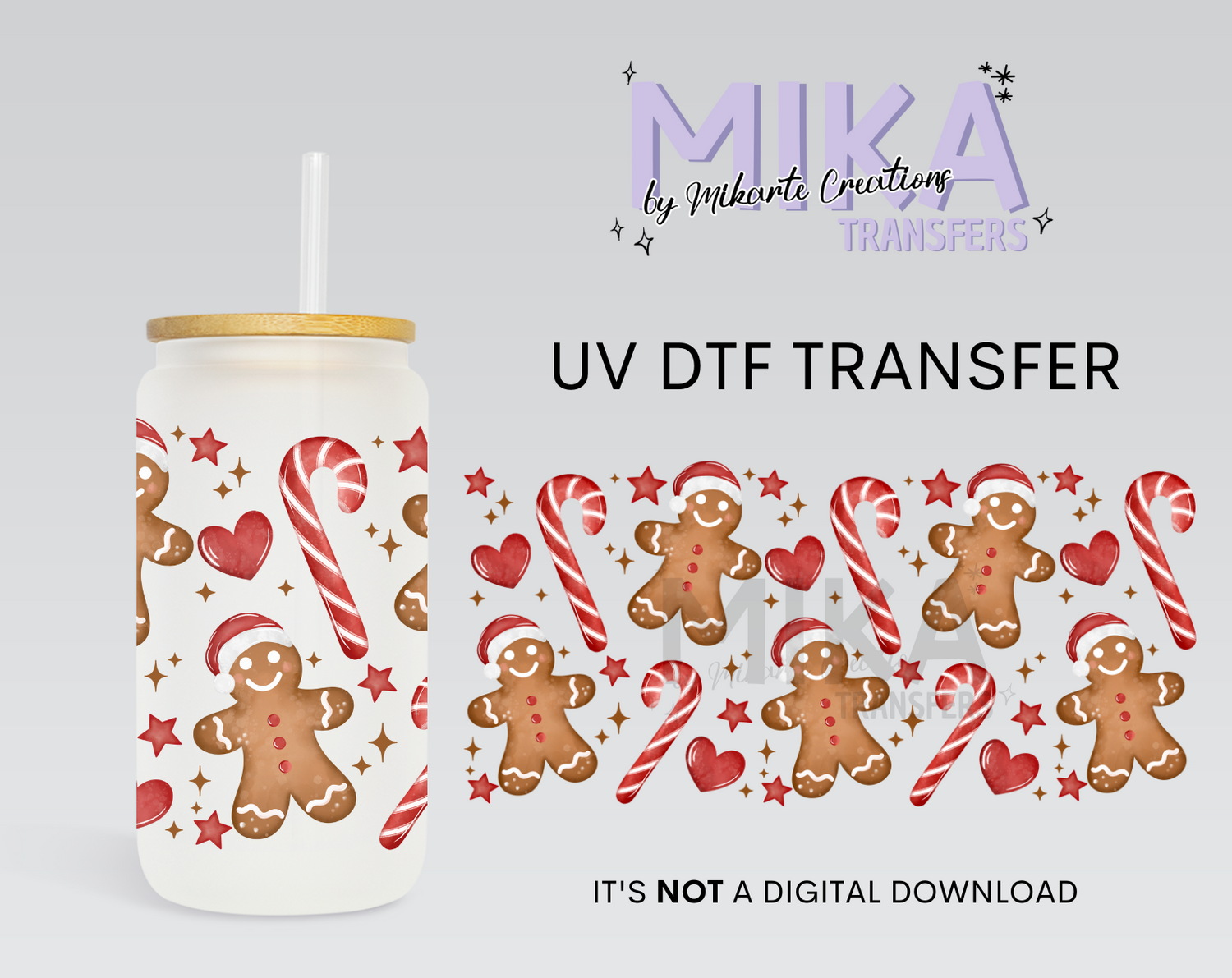 Christmas Gingerbread | UV DTF