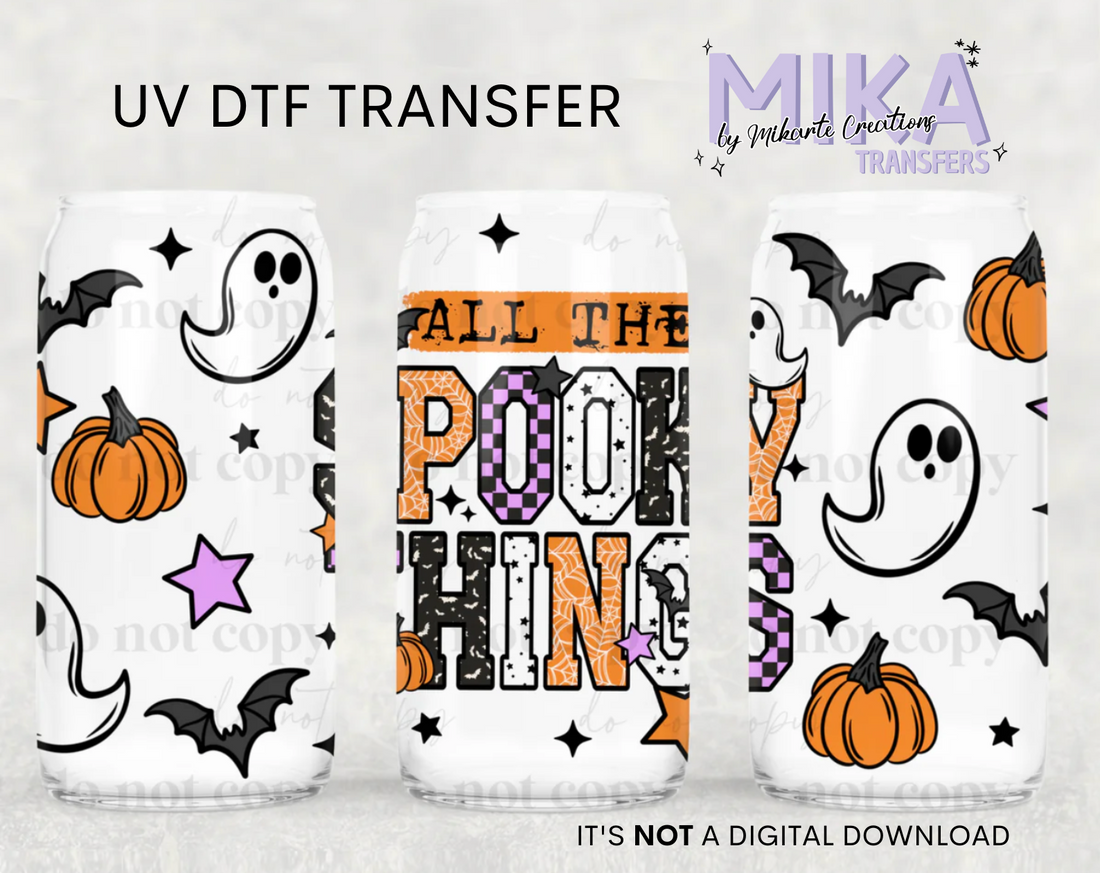 All The Spooky Things | UV DTF