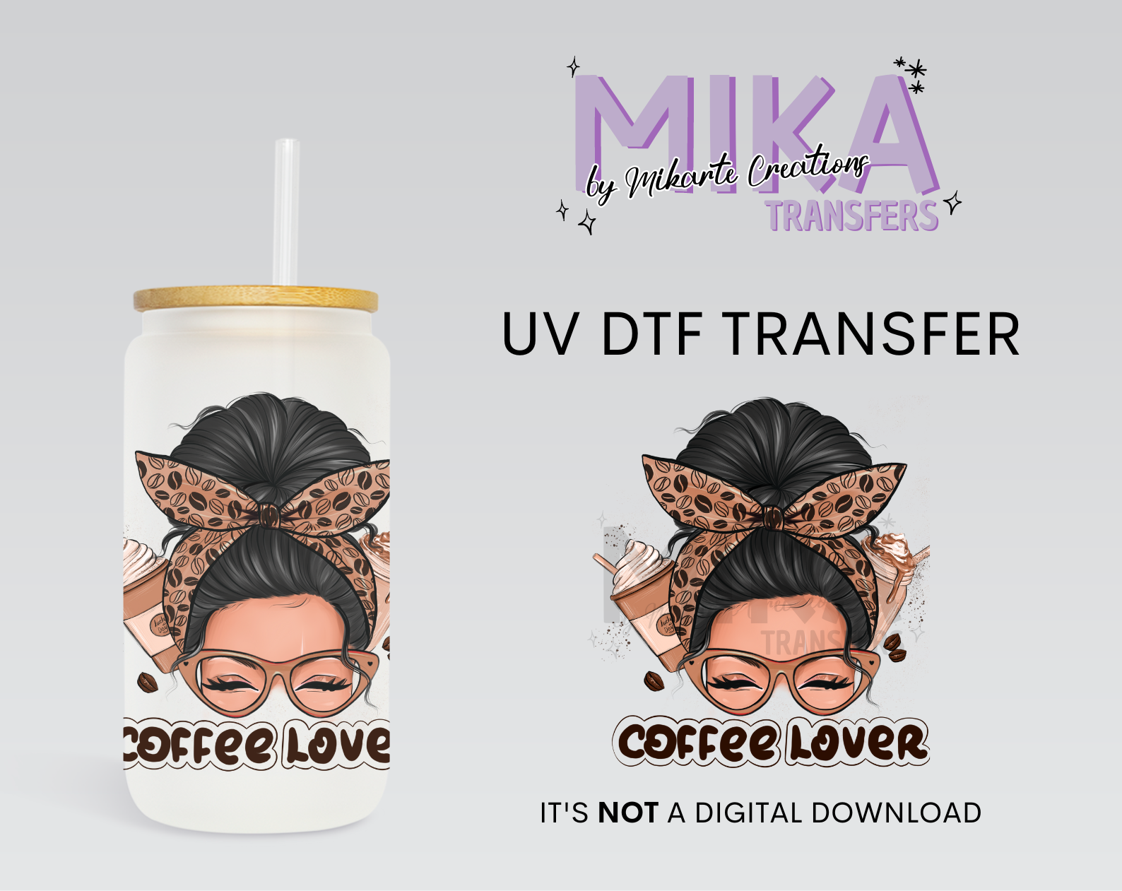 Coffee Lover | UV DTF Decal