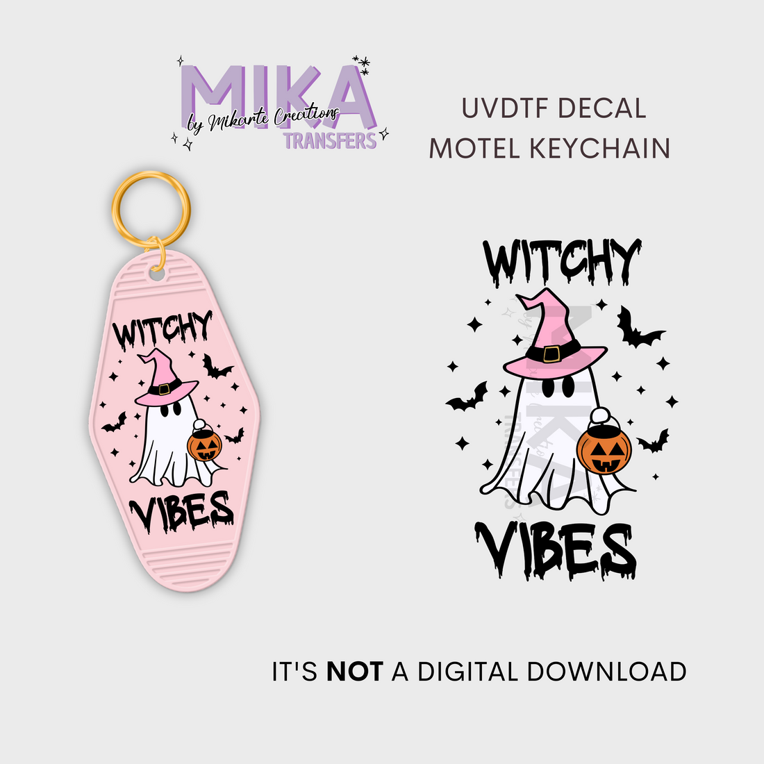 WITCHY VIBES | UV DTF Decal