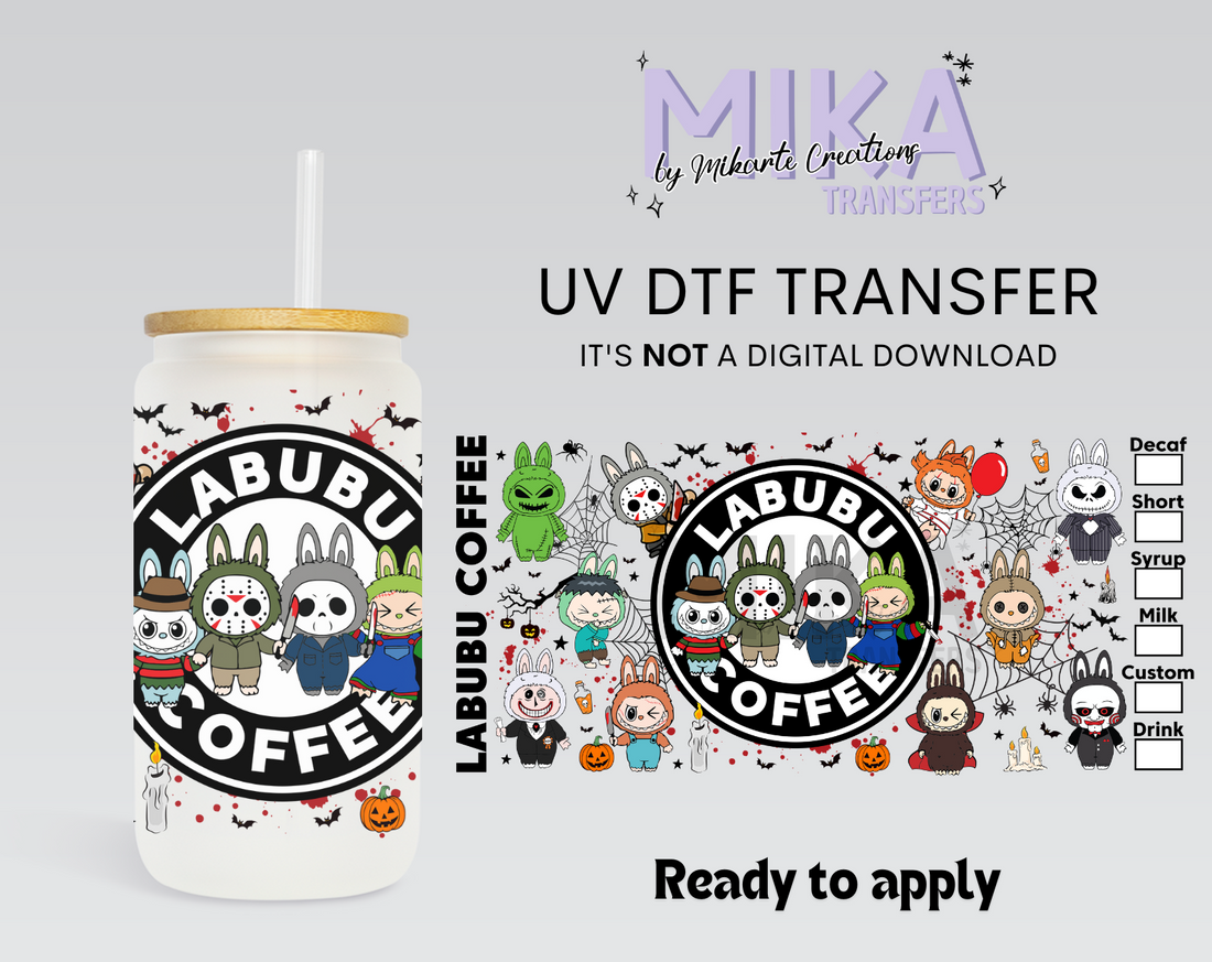Bubu Spooky Coffee | UV DTF