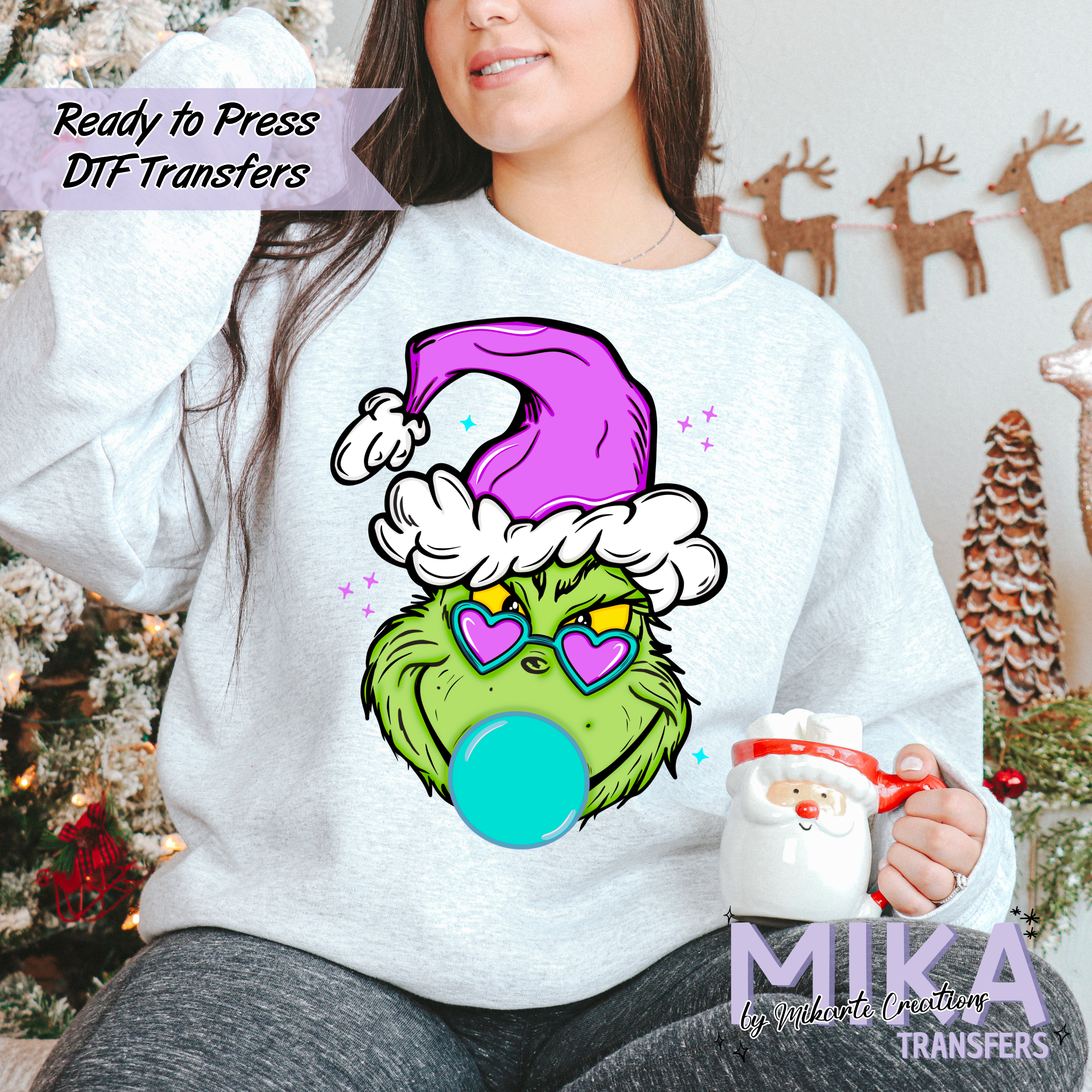 Pink bubblegum Mean | DTF Transfer