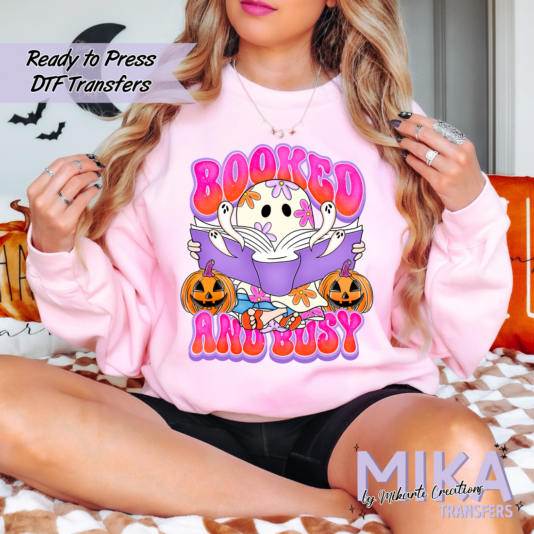 Spooky Booked and Busy | DTF Transfer