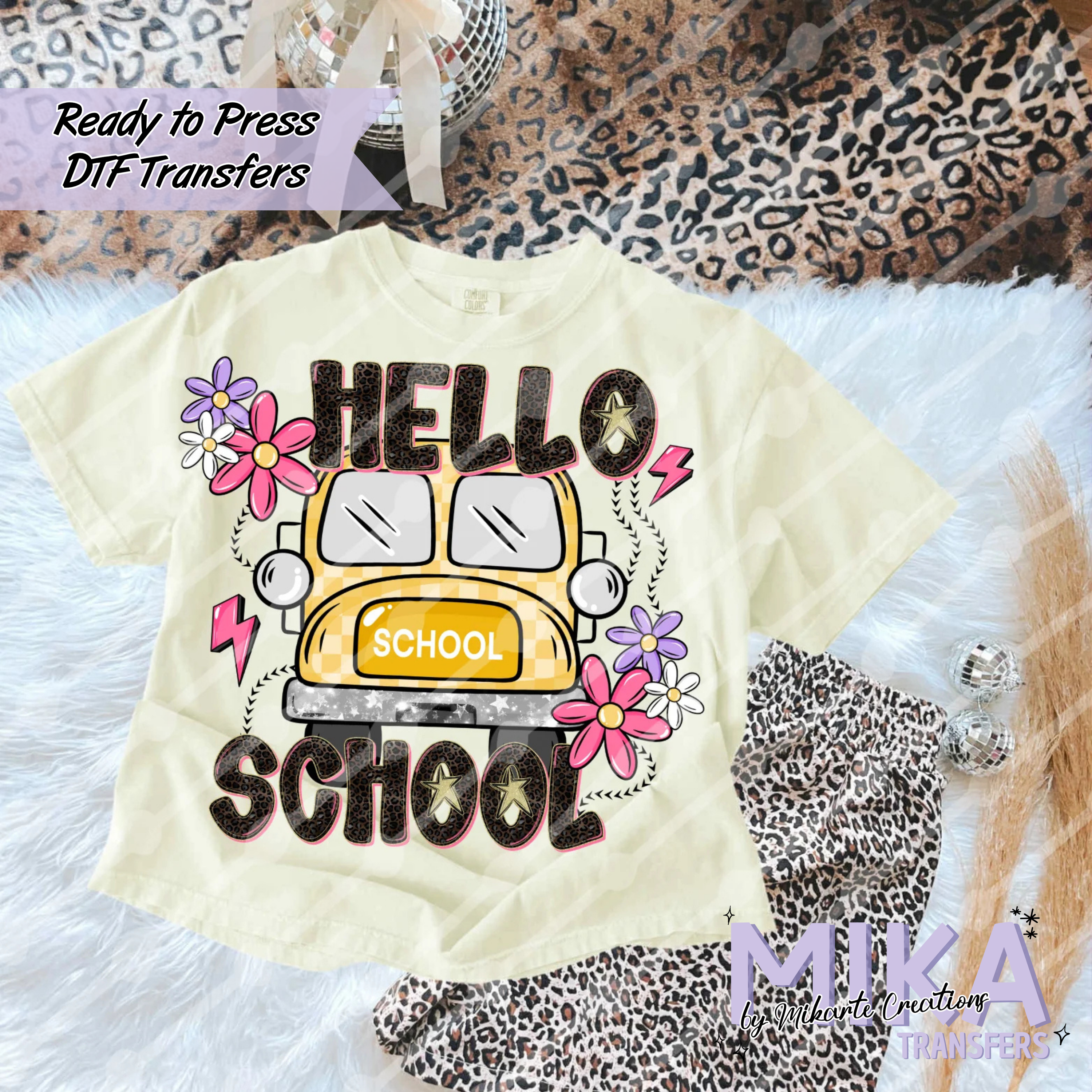 Hello School | DTF transfers
