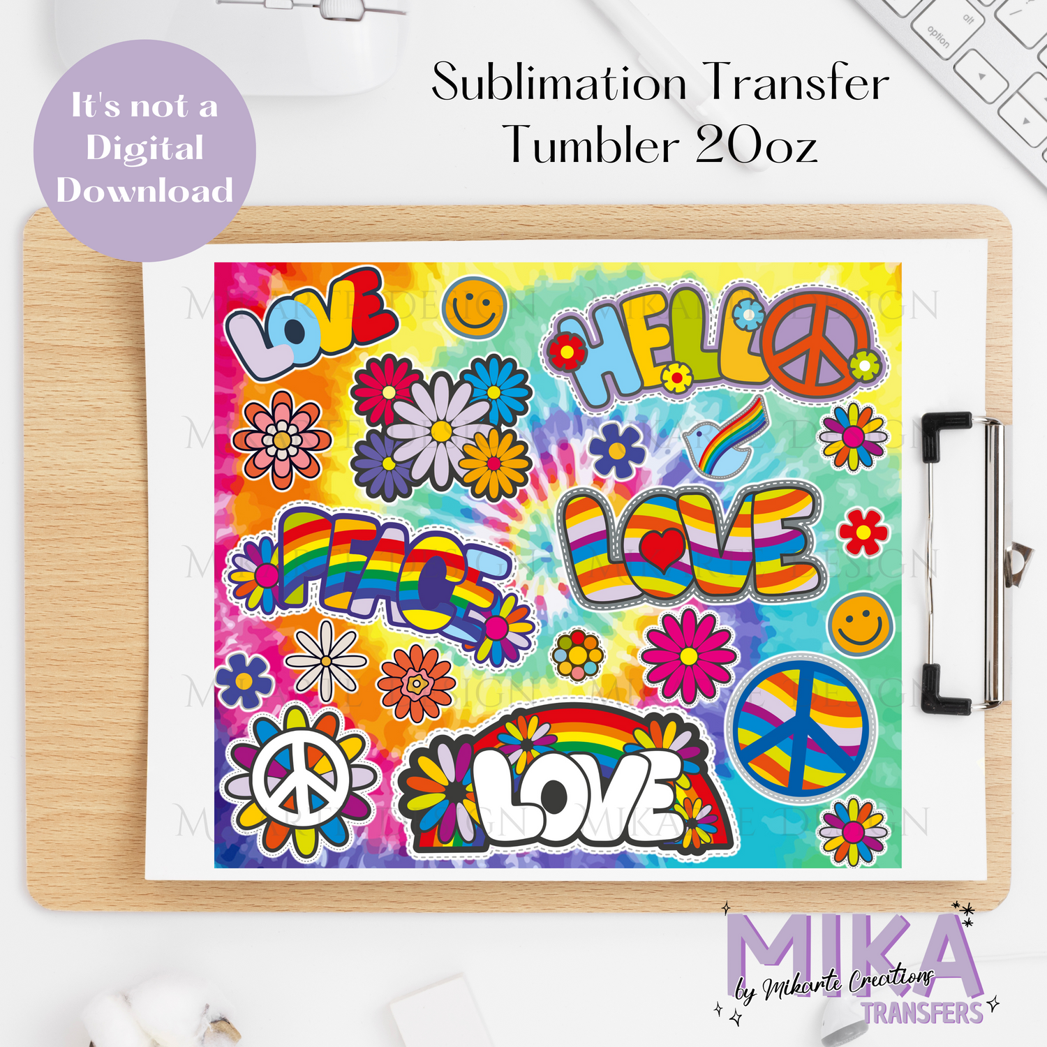 Love is Love | Tumbler Sublimation Transfer