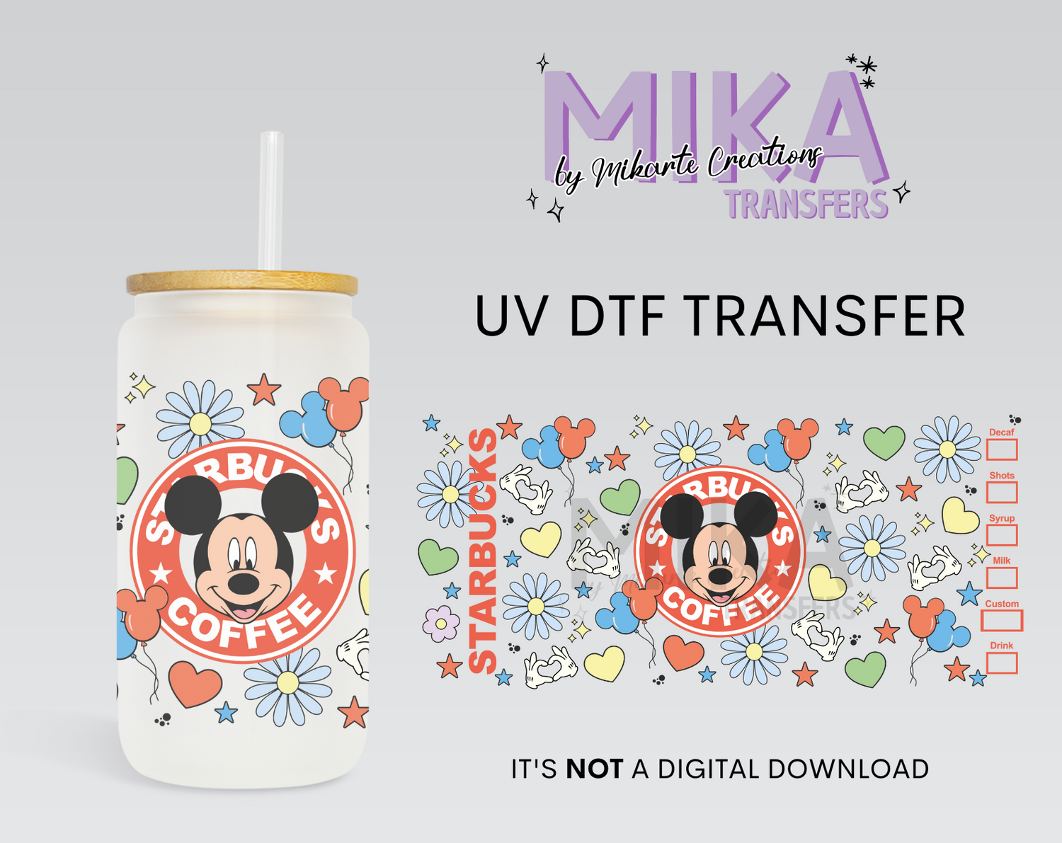 Boy Mouse | UV DTF Wrap