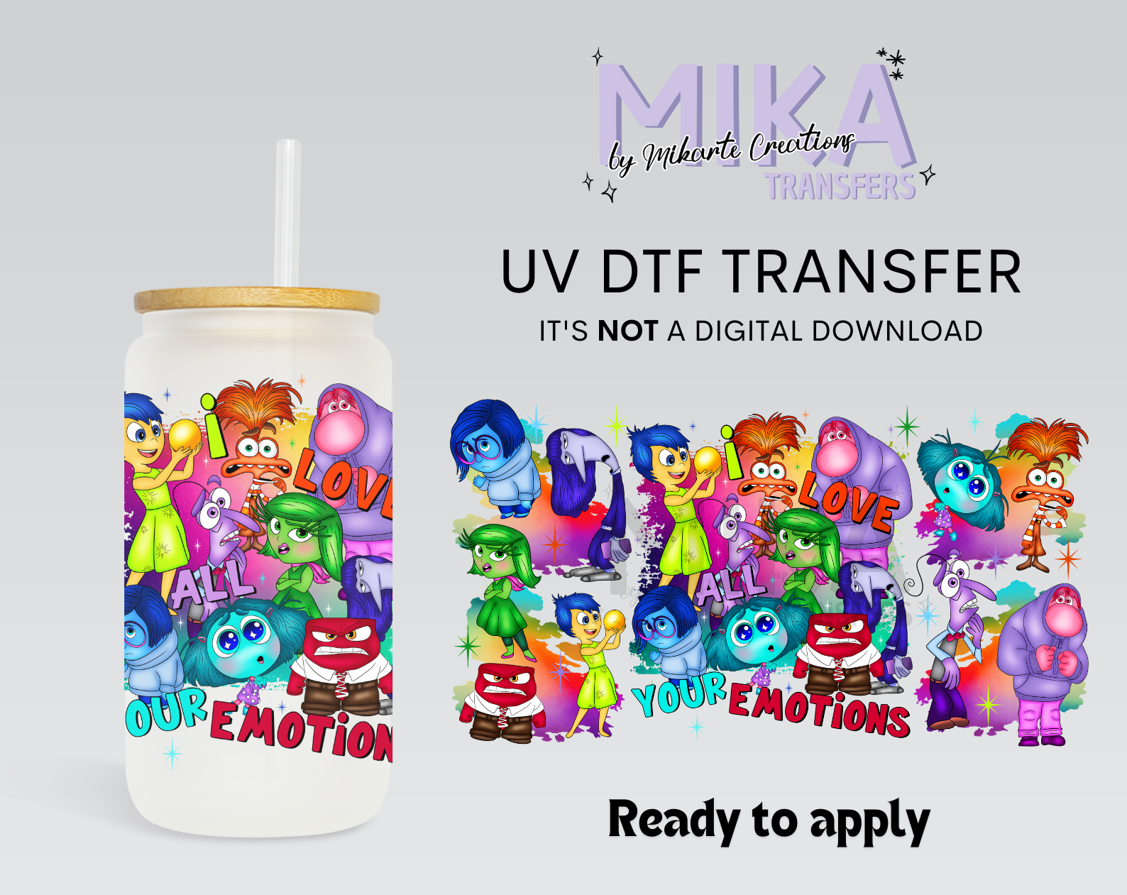 I Love your Emotions | UV DTF