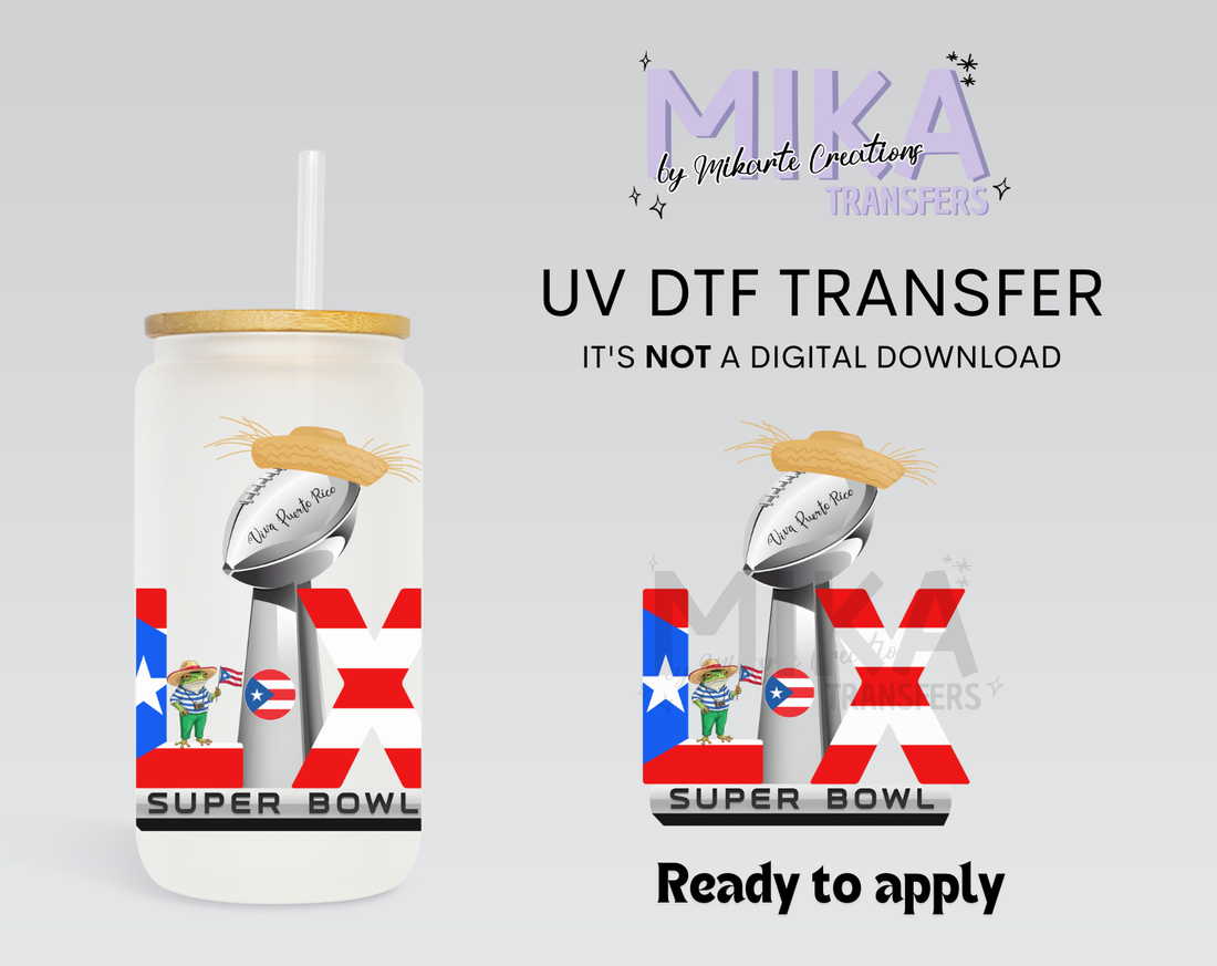 Football Halftime Show | UV DTF Decal