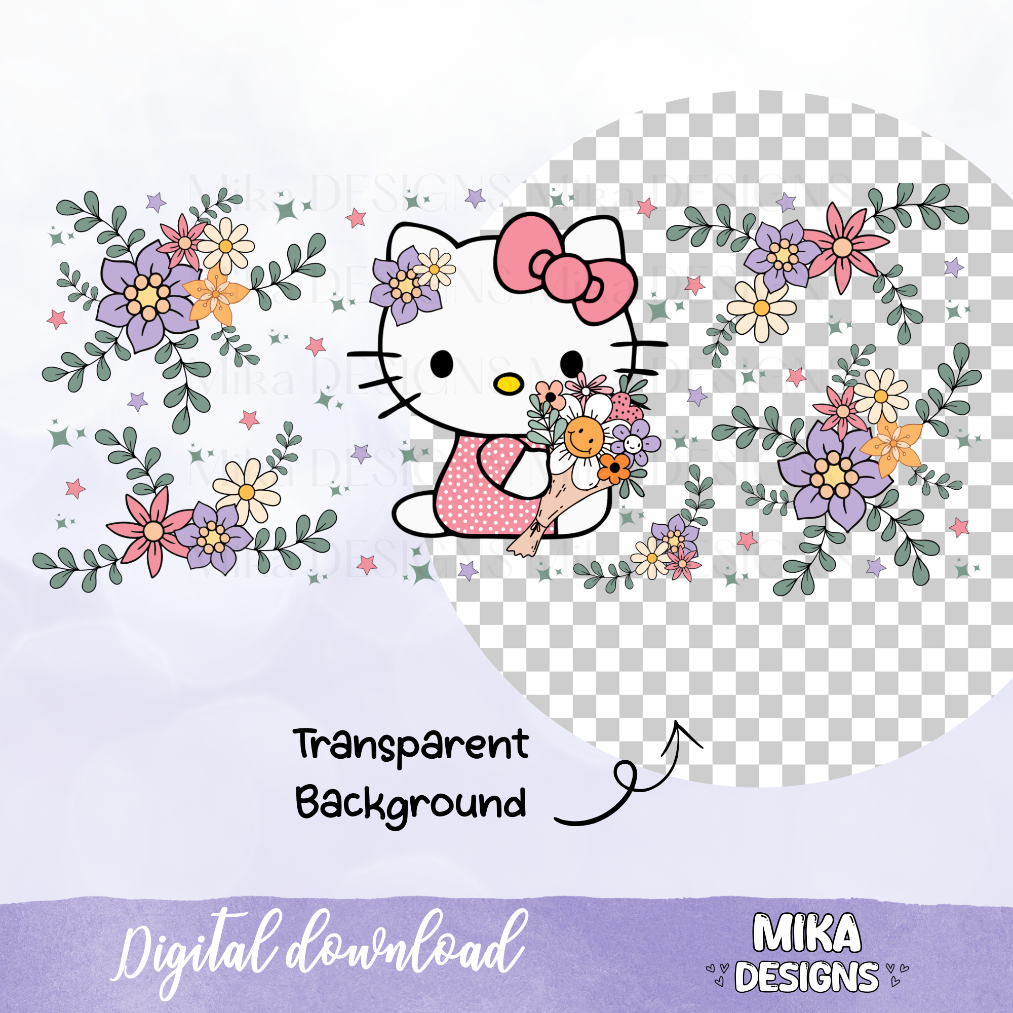 Kat Spring | 16oz Glass Can PNG Digital Design