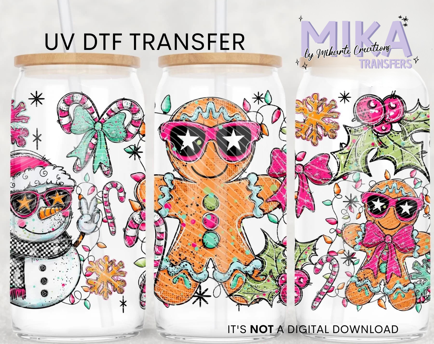 Gingerbread man | UV DTF