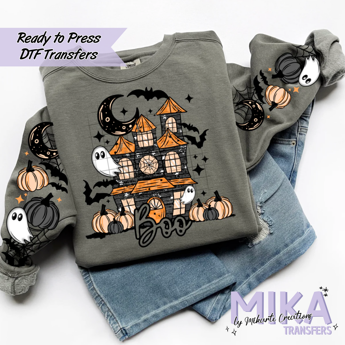 Boo Haunted House | DTF Transfer