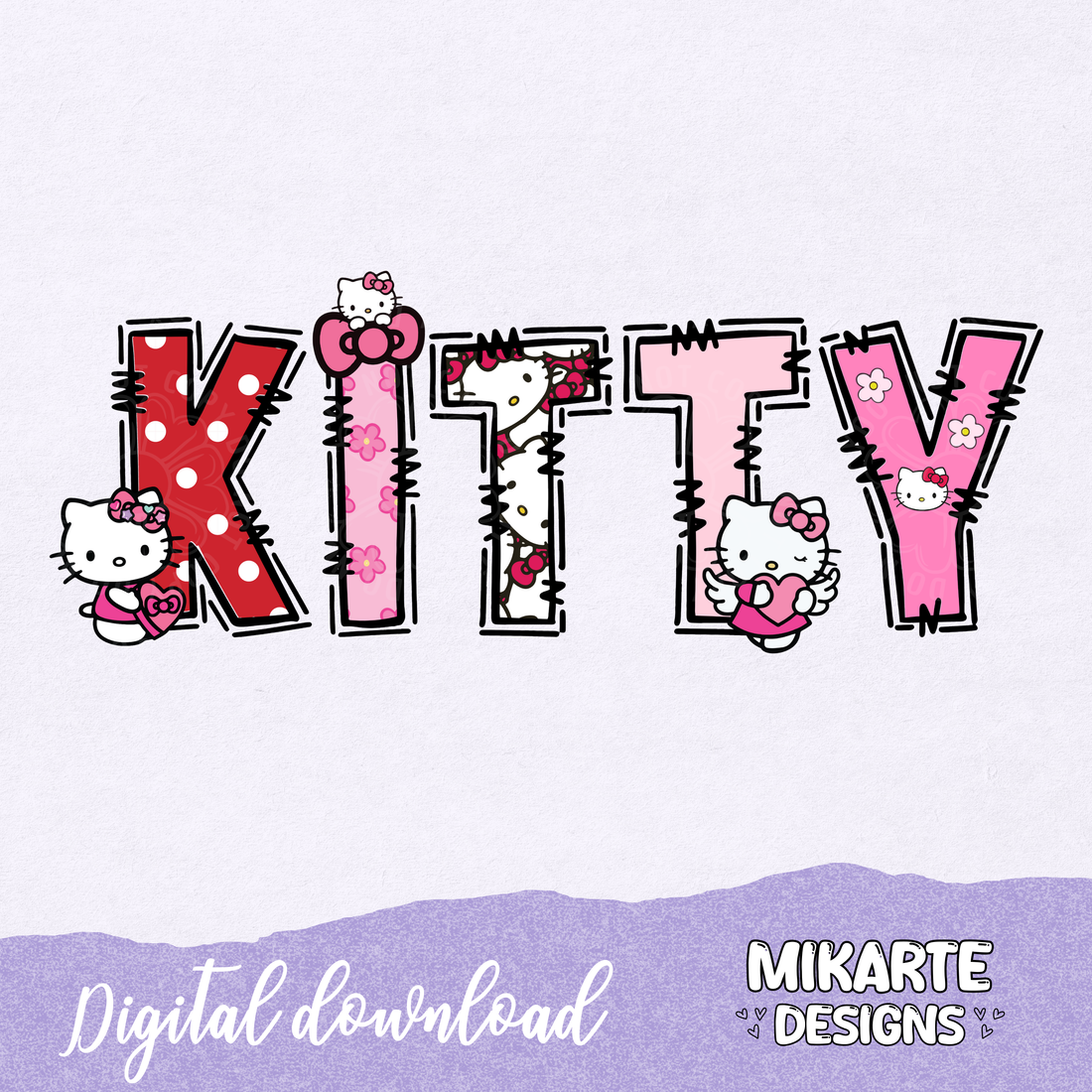 Cat Name | PNG Digital Design