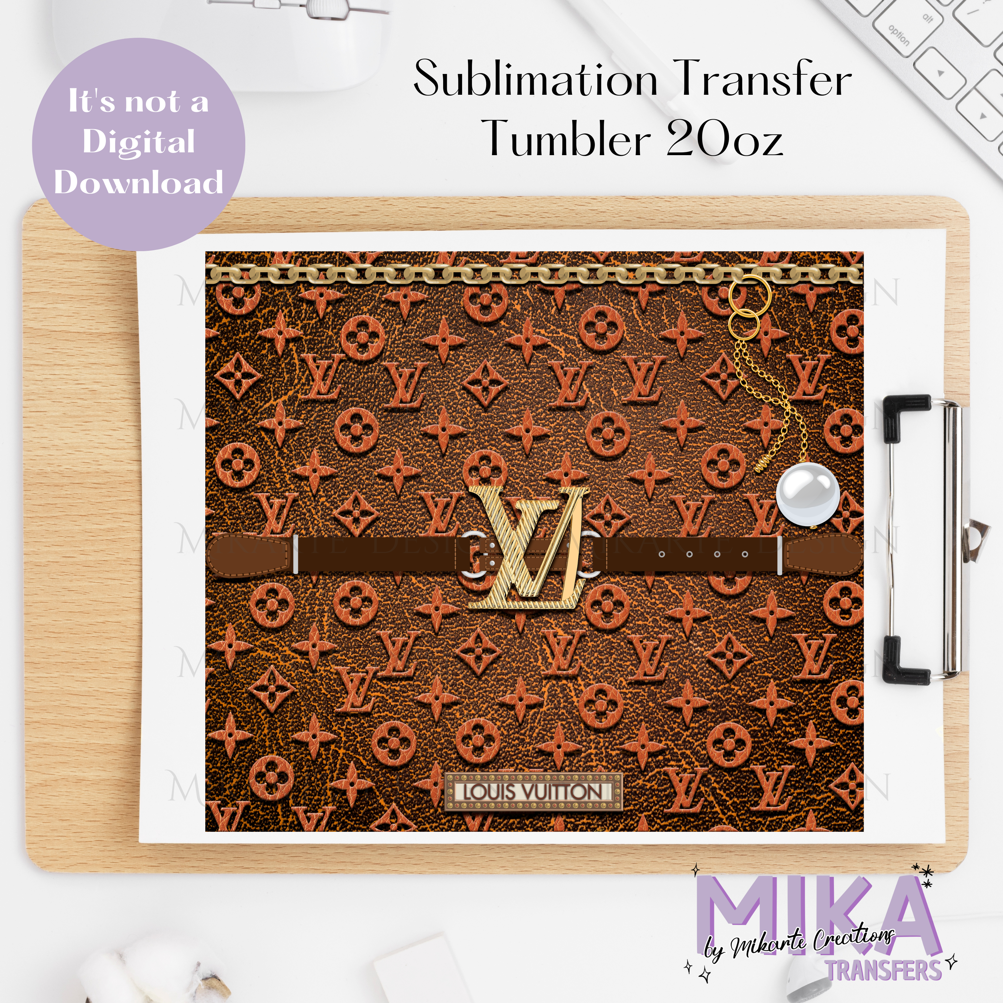 LV | Tumbler Sublimation Transfers