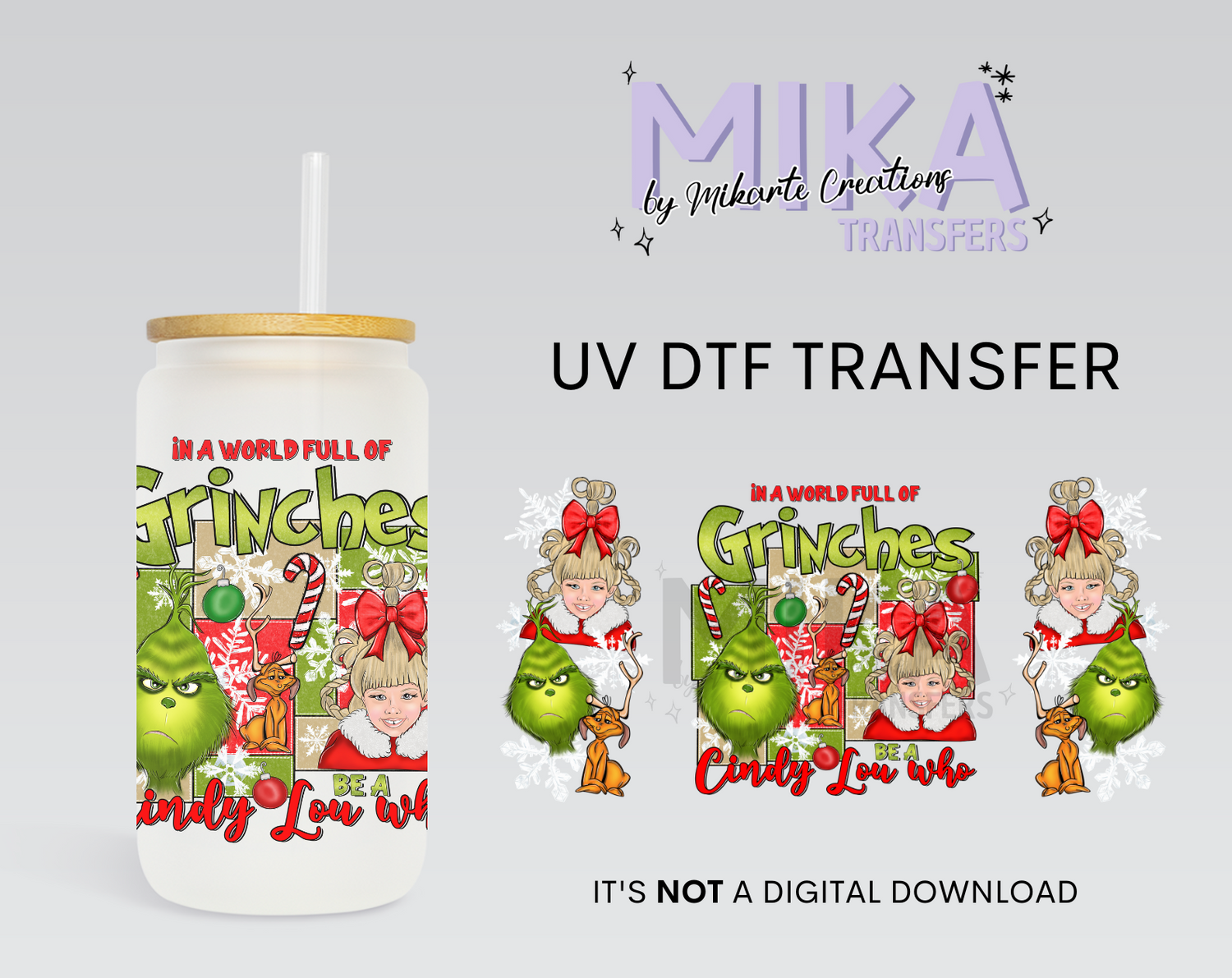 Grinches | UV DTF Wrap