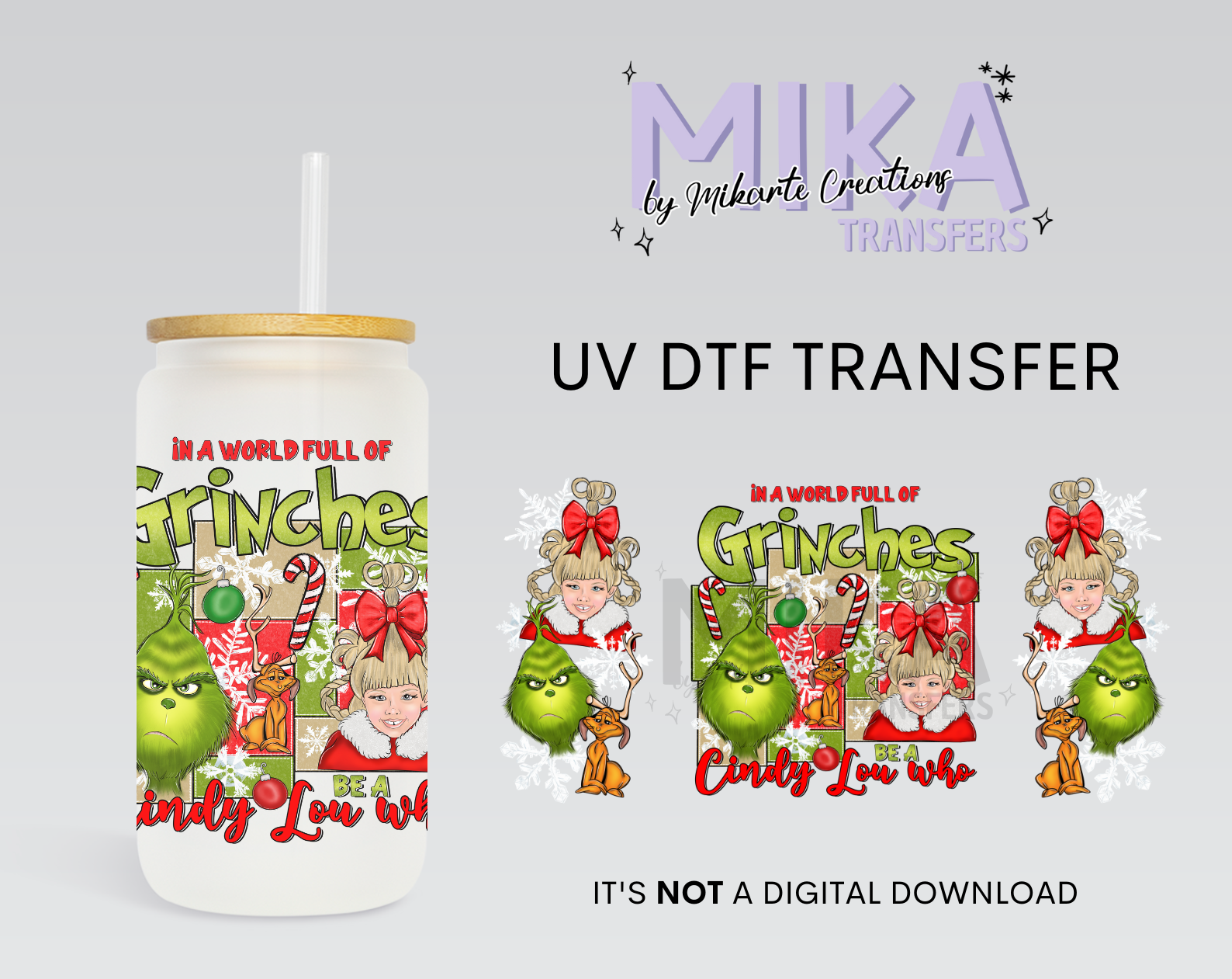 Grinches | UV DTF Wrap