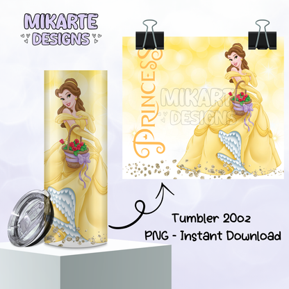 Princess | Tumbler PNG Digital Design