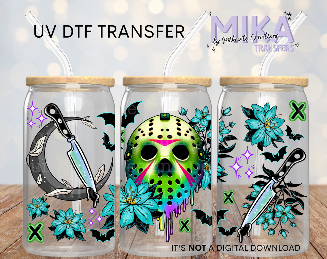 Horror Floral Jason | UV DTF