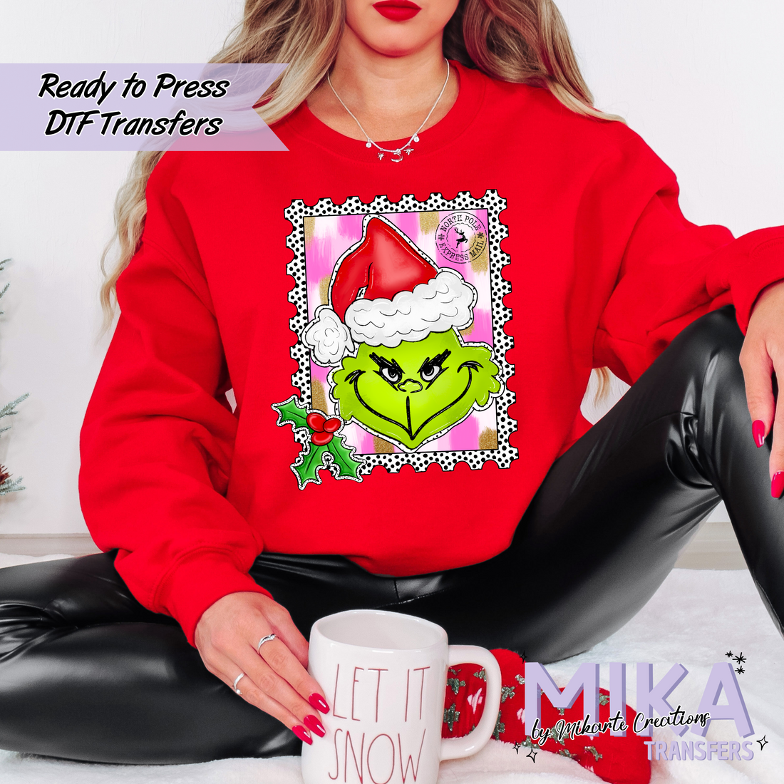 Green Christmas | DTF Transfe