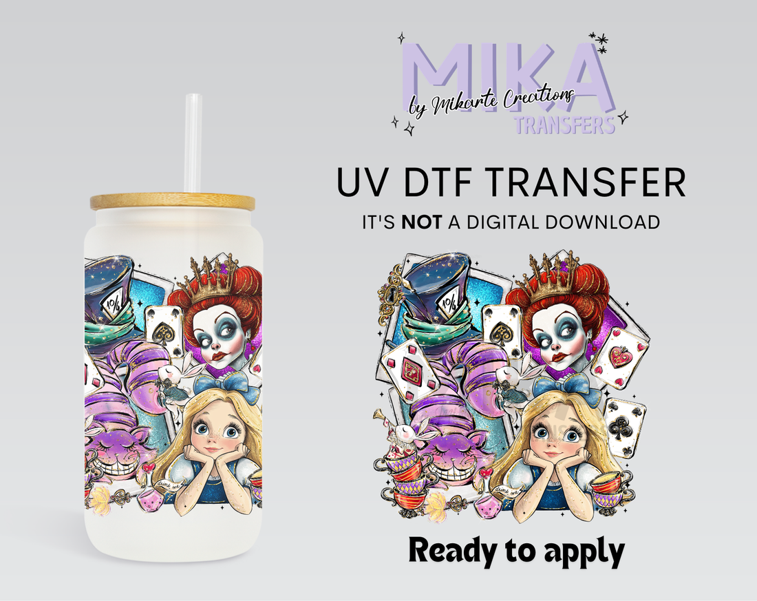 Alice | UV DTF Decal