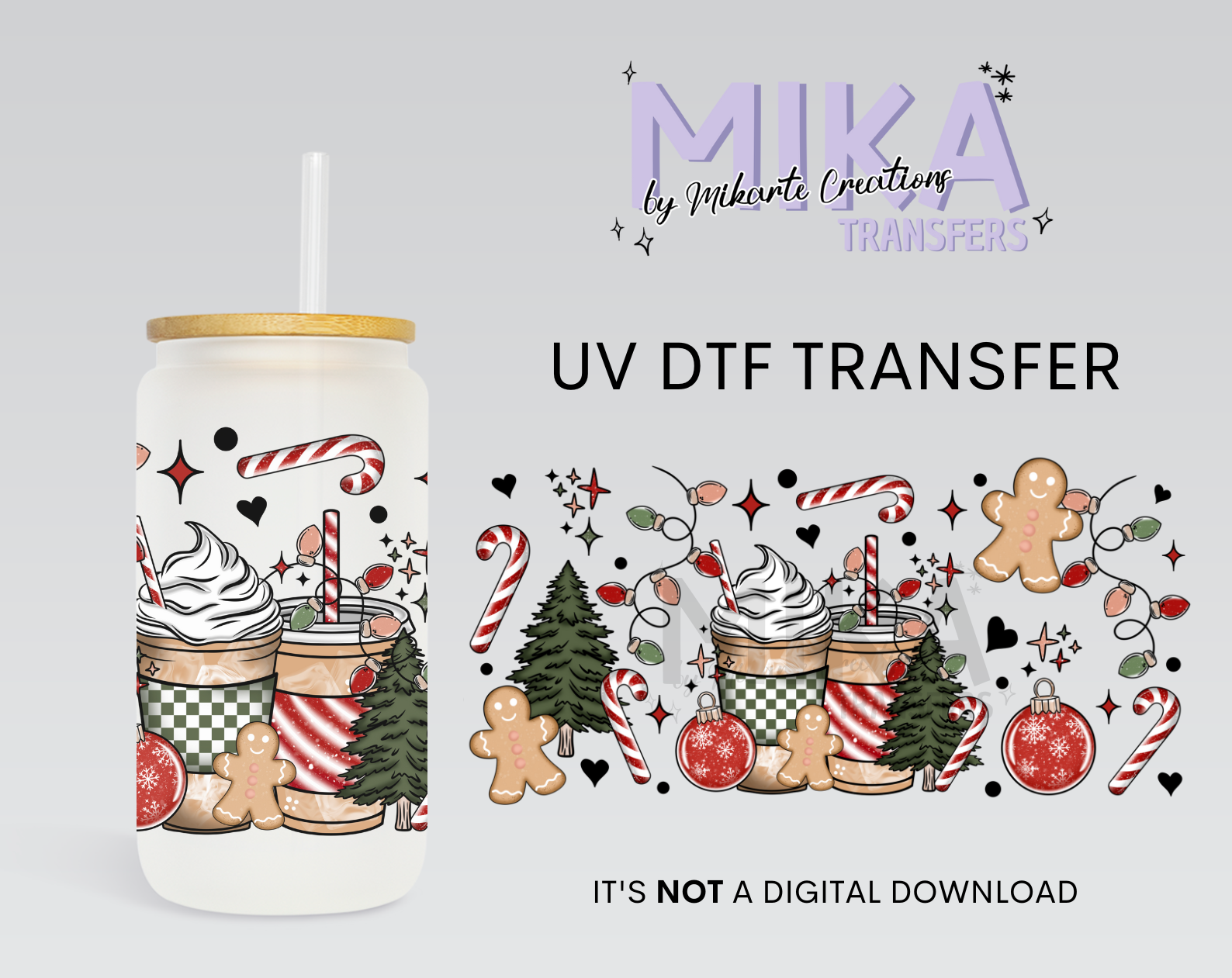 Christmas Coffee | UV DTF