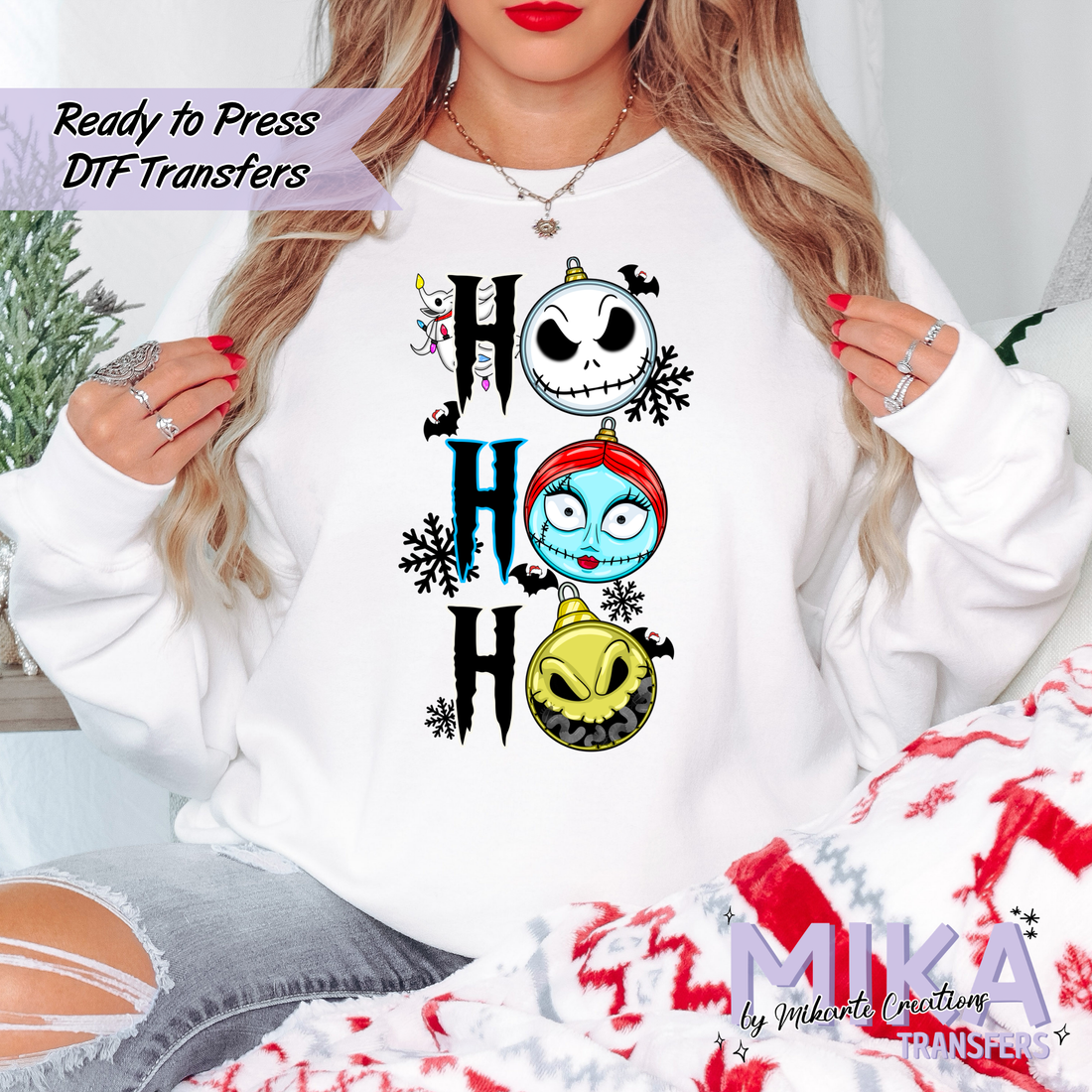 Hohoho Ornament | DTF Transfers