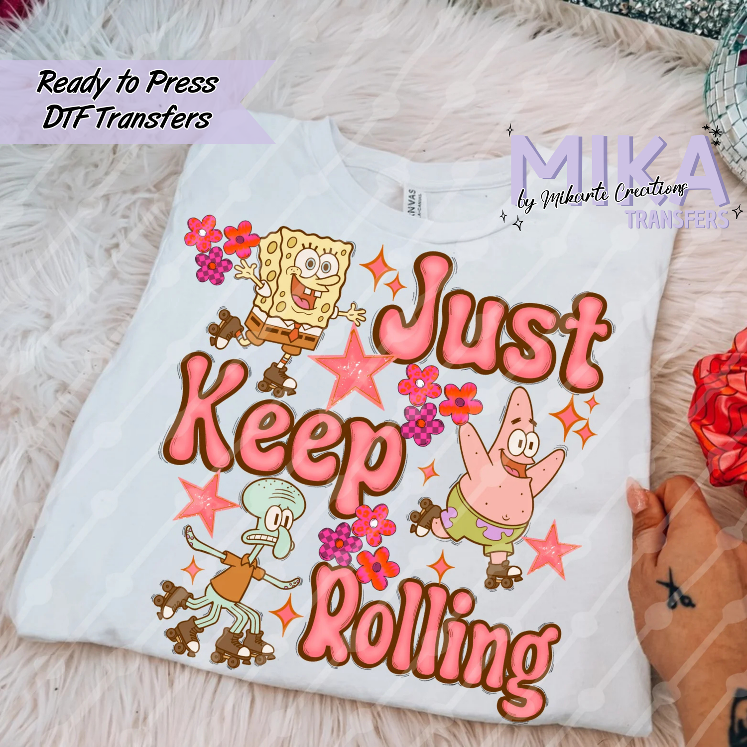Just keep rolling sponge | DTF transfers