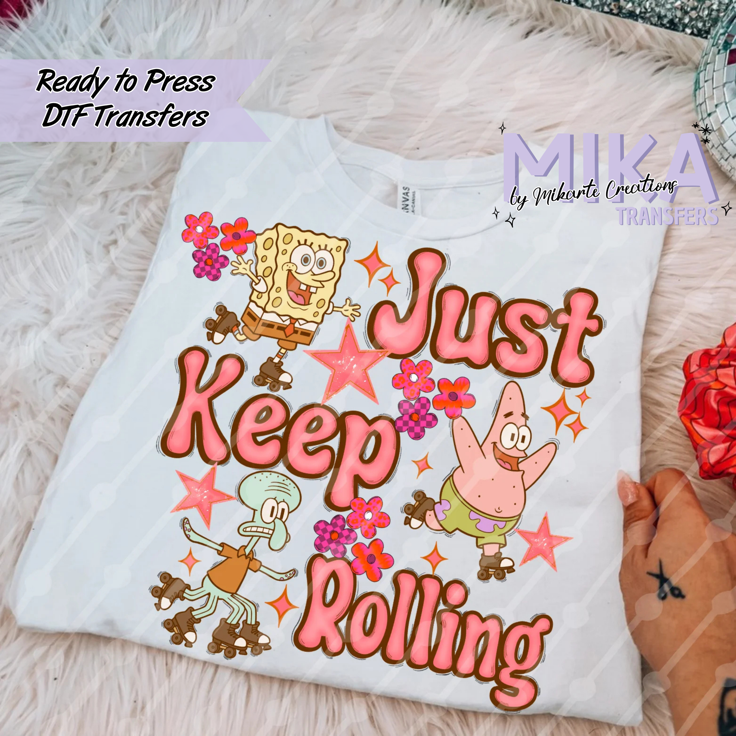 Just keep rolling sponge | DTF transfers
