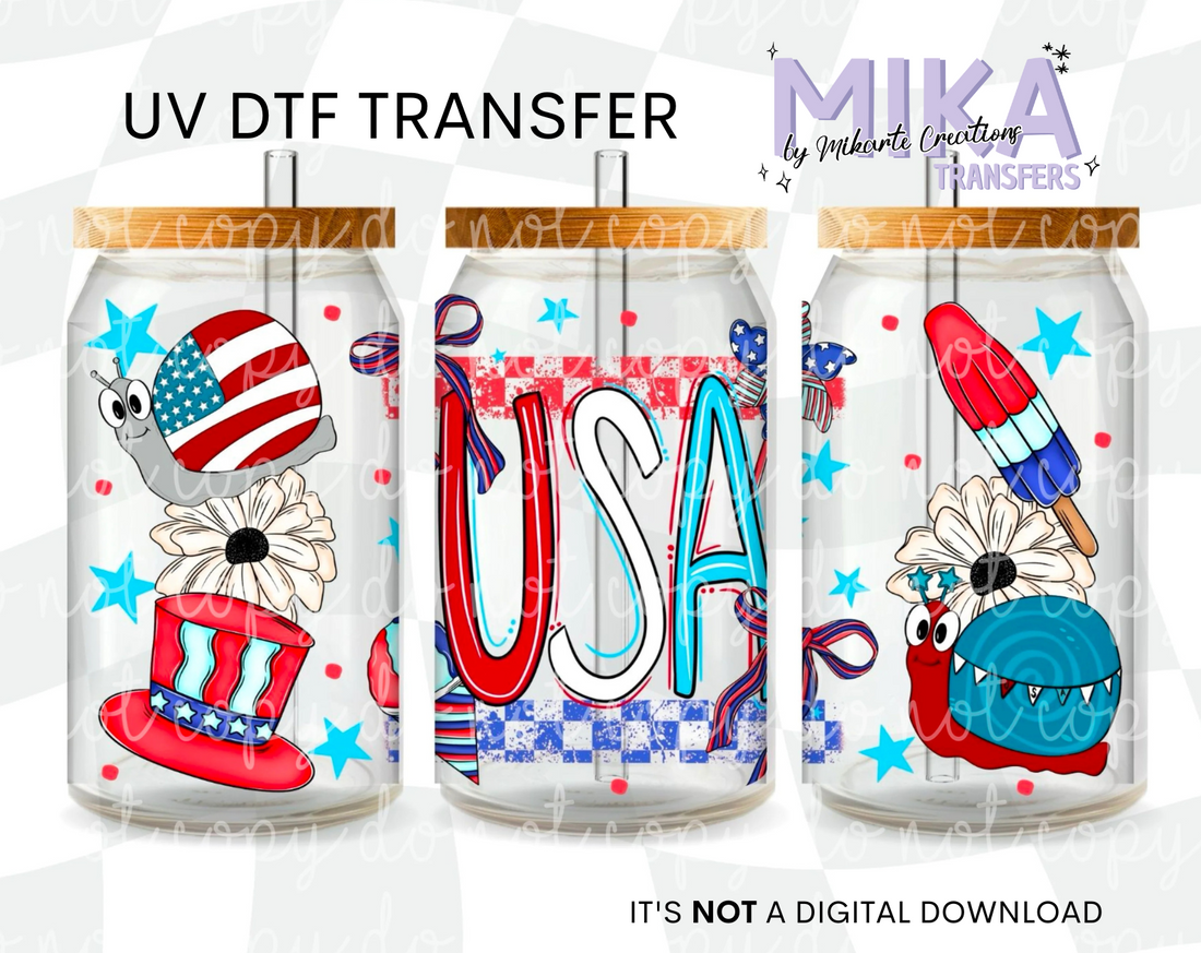 Freedom Snail | UV DTF