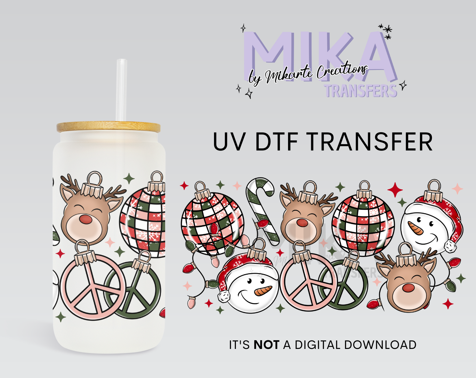 Retro Christmas | UV DTF