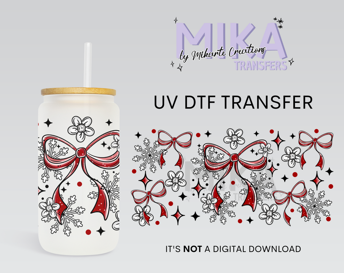 Christmas bows | UV DTF