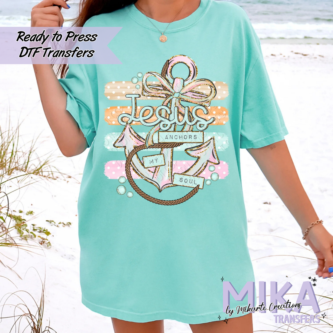 Jesus Anchors My Soul | DTF transfers