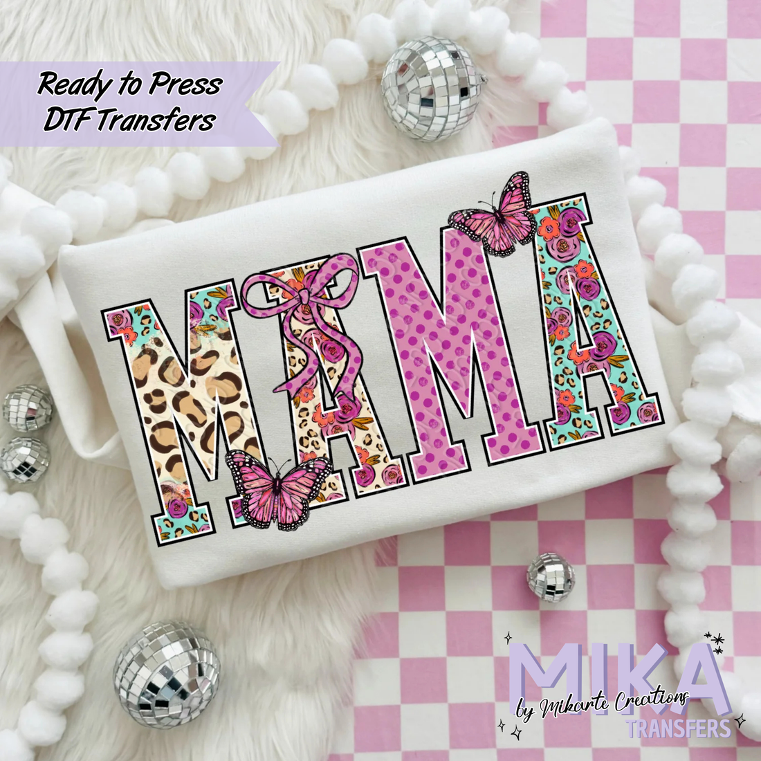 Pretty Roses Mama | DTF transfers
