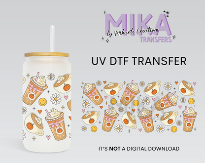 Pumpkin Spice | UV DTF Wrap