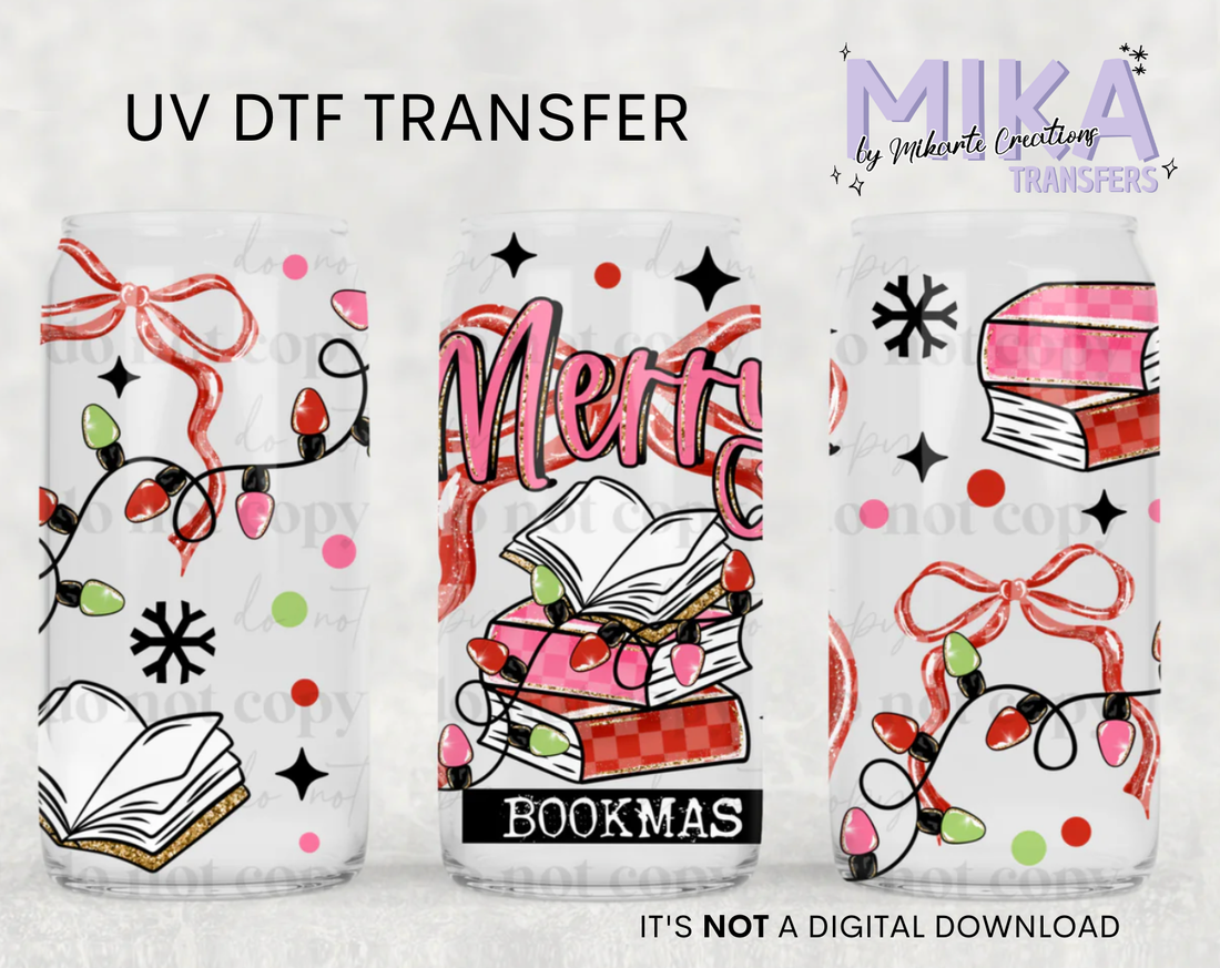 Merry Bookmas | UV DTF