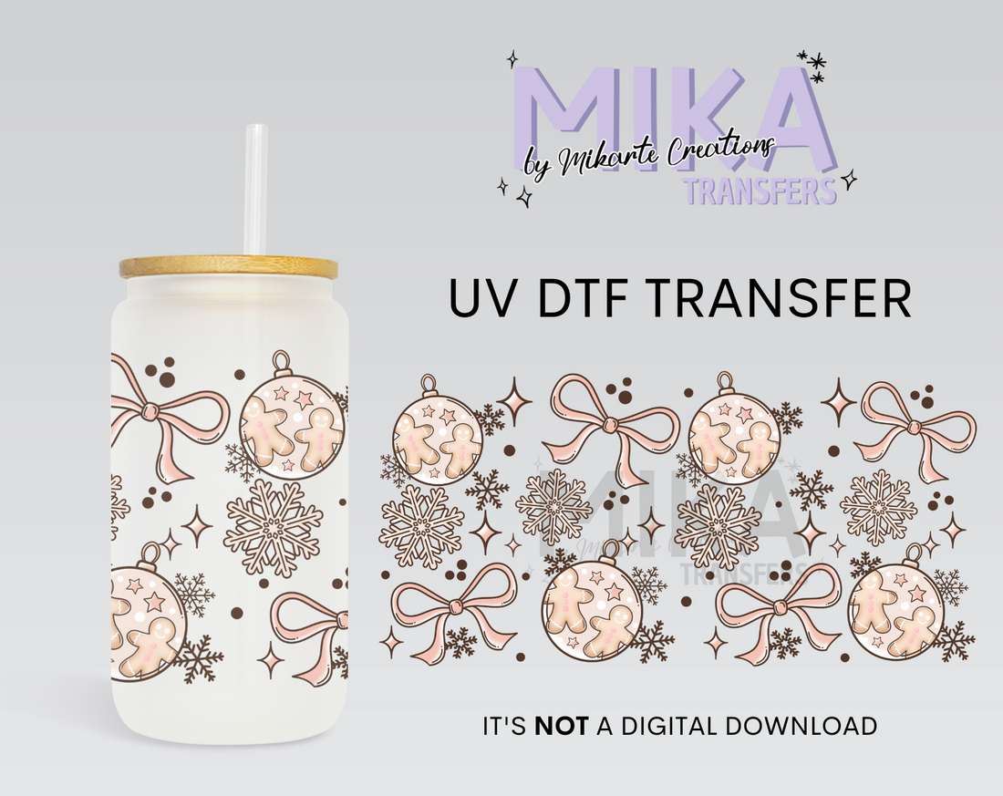 Gingerbread Ornament | UV DTF