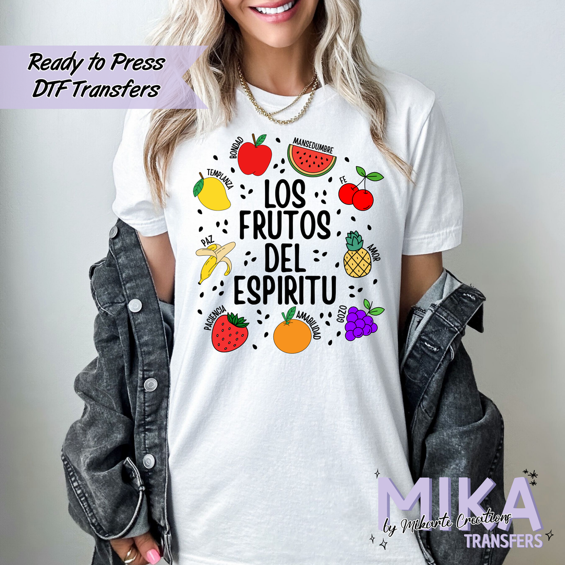Los frutos del Espiritu | DTF transfers